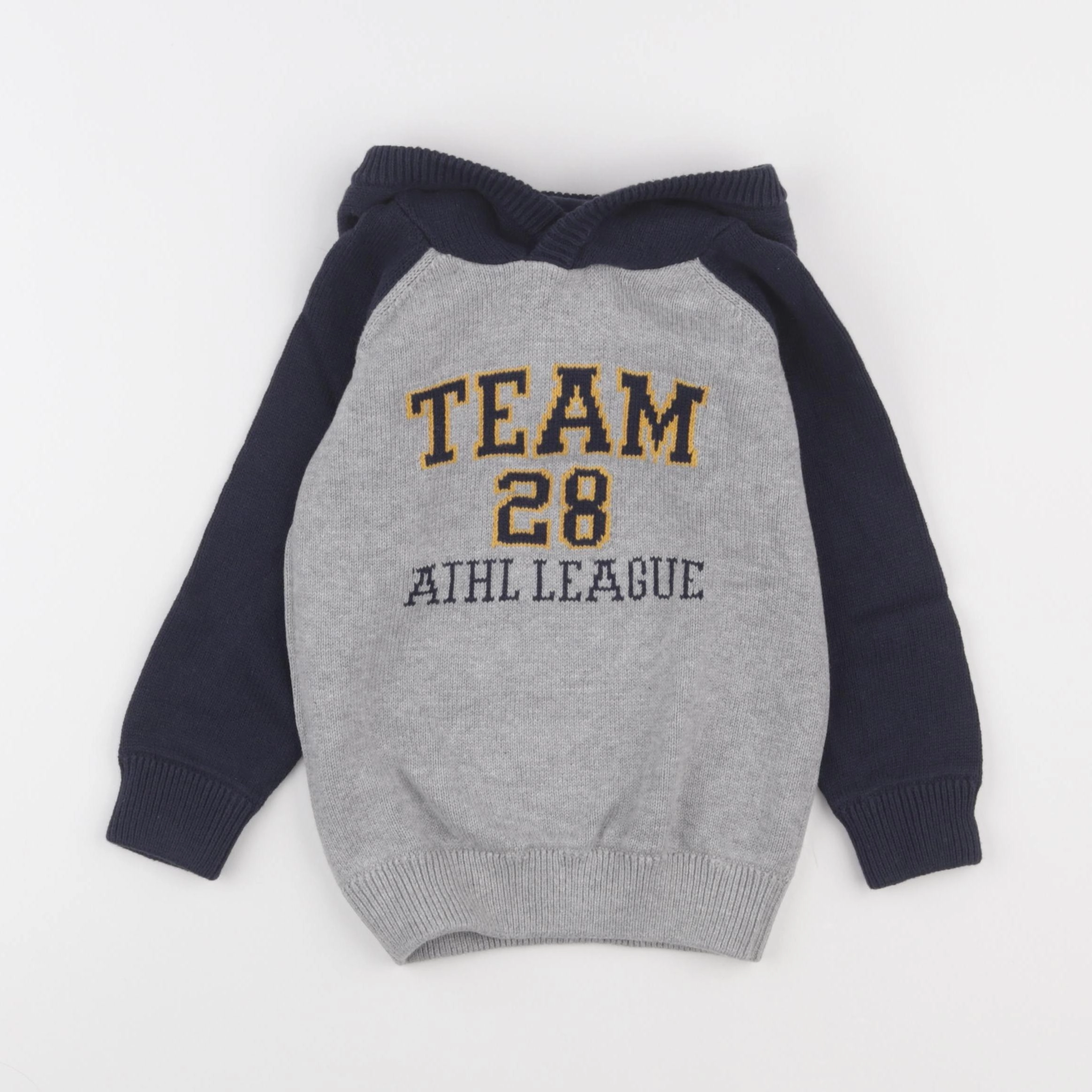 Tape à l'oeil - pull bleu, gris - 4 ans