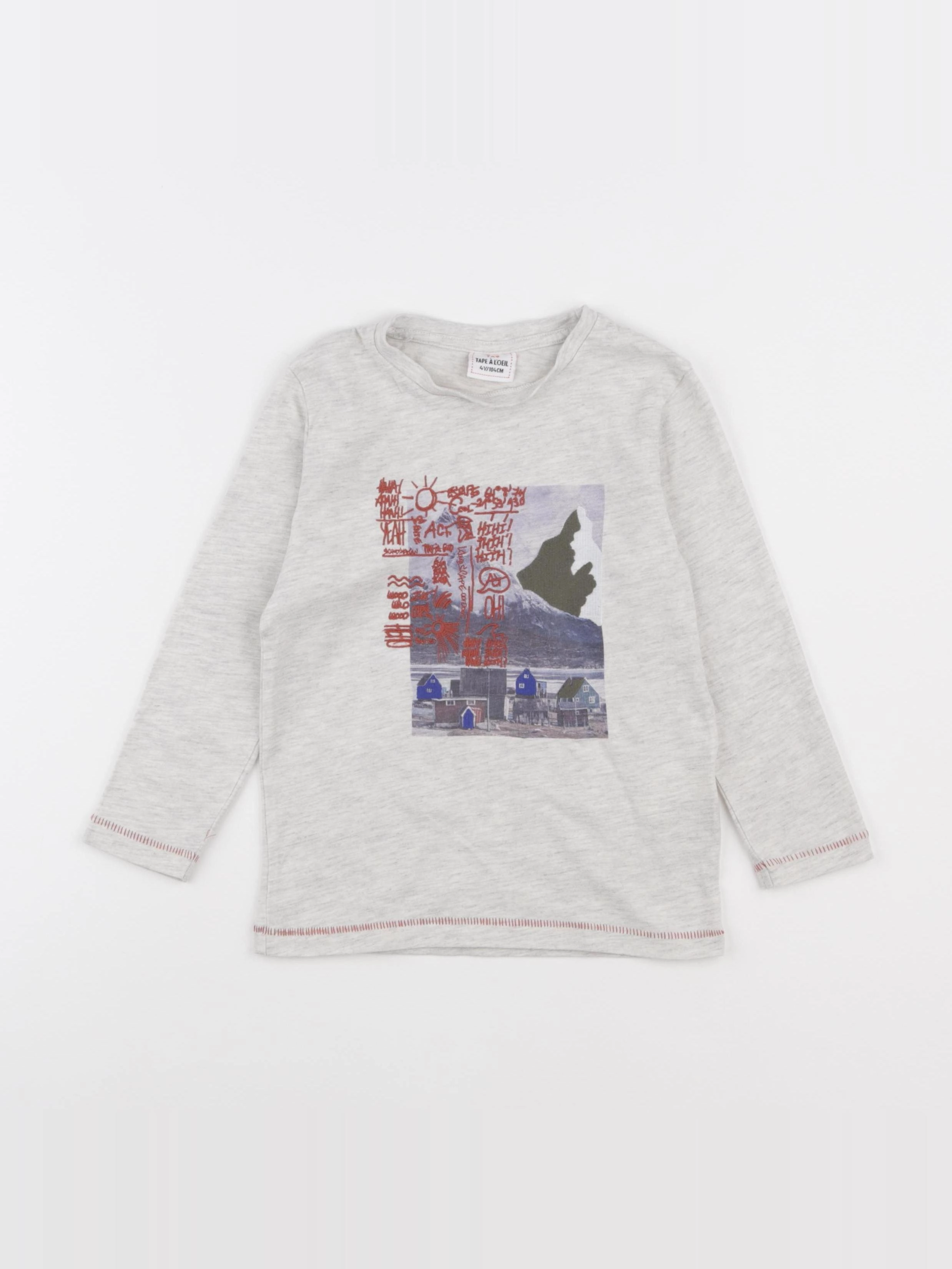 Tape à l'oeil - tee-shirt gris - 4 ans