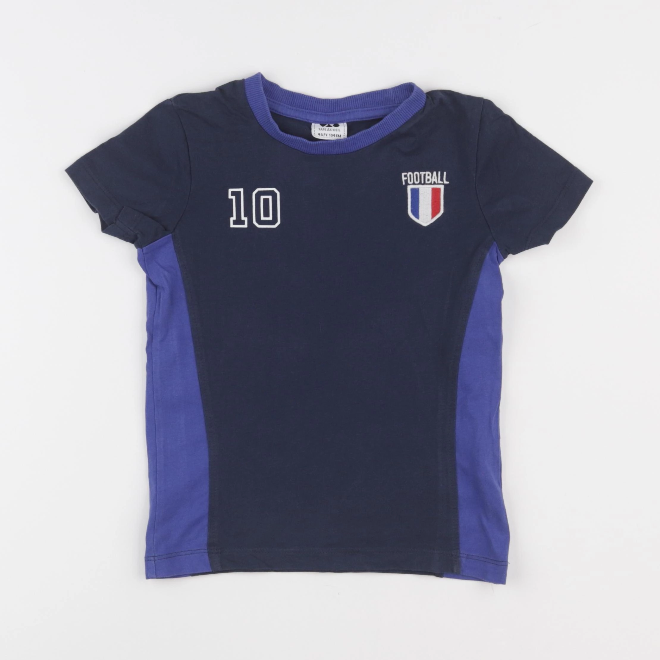 Tape à l'oeil - tee-shirt bleu - 4 ans