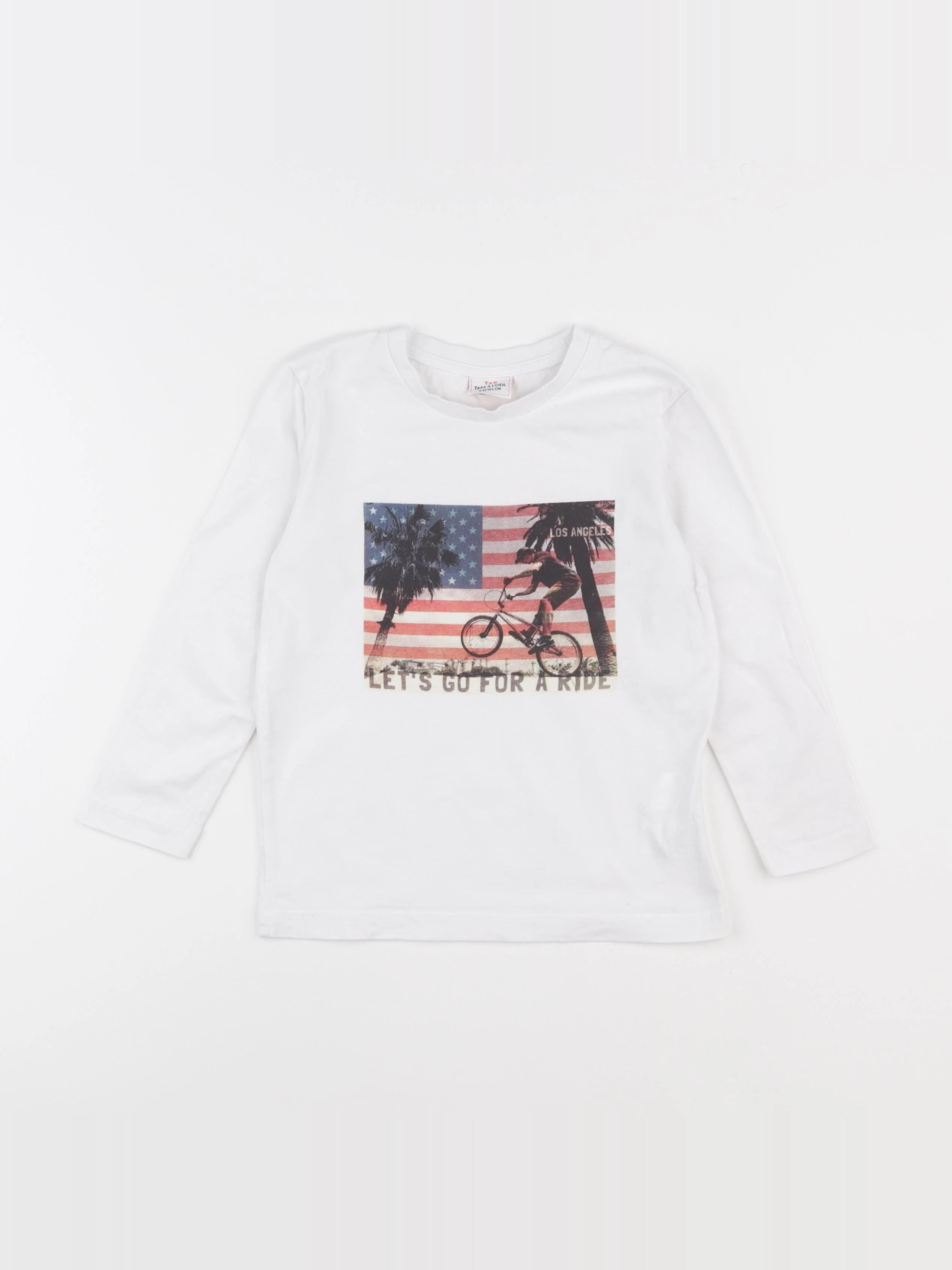 Tape à l'oeil - tee-shirt blanc - 4 ans