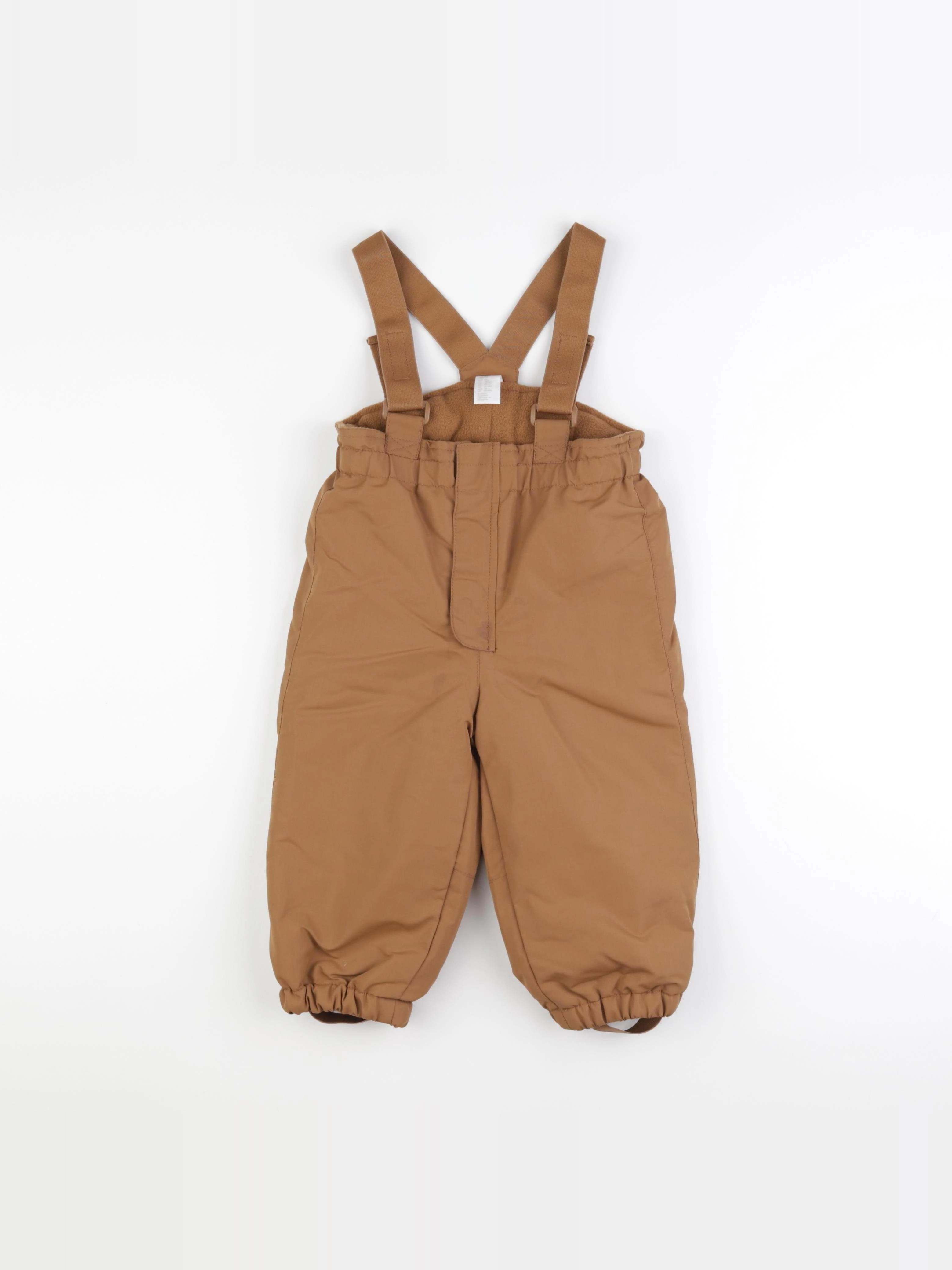H&M - pantalon de ski marron - 12/18 mois