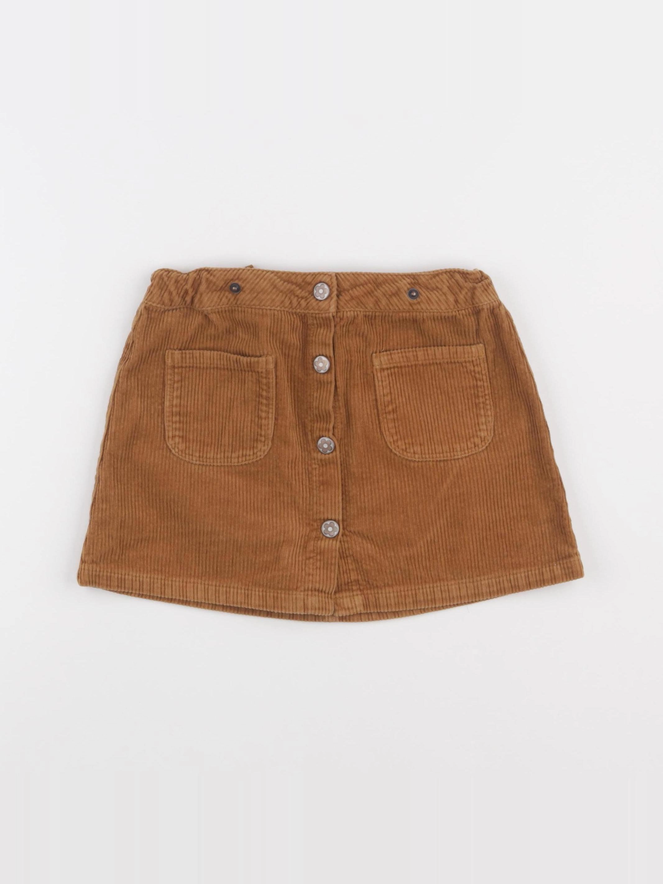 Vertbaudet - jupe marron - 8 ans
