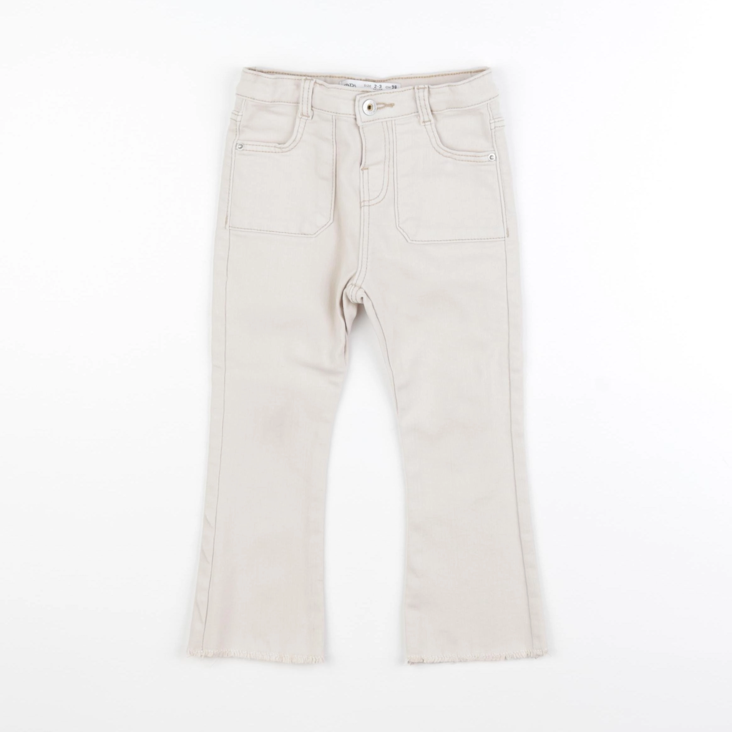 Zara - jean beige - 2/3 ans
