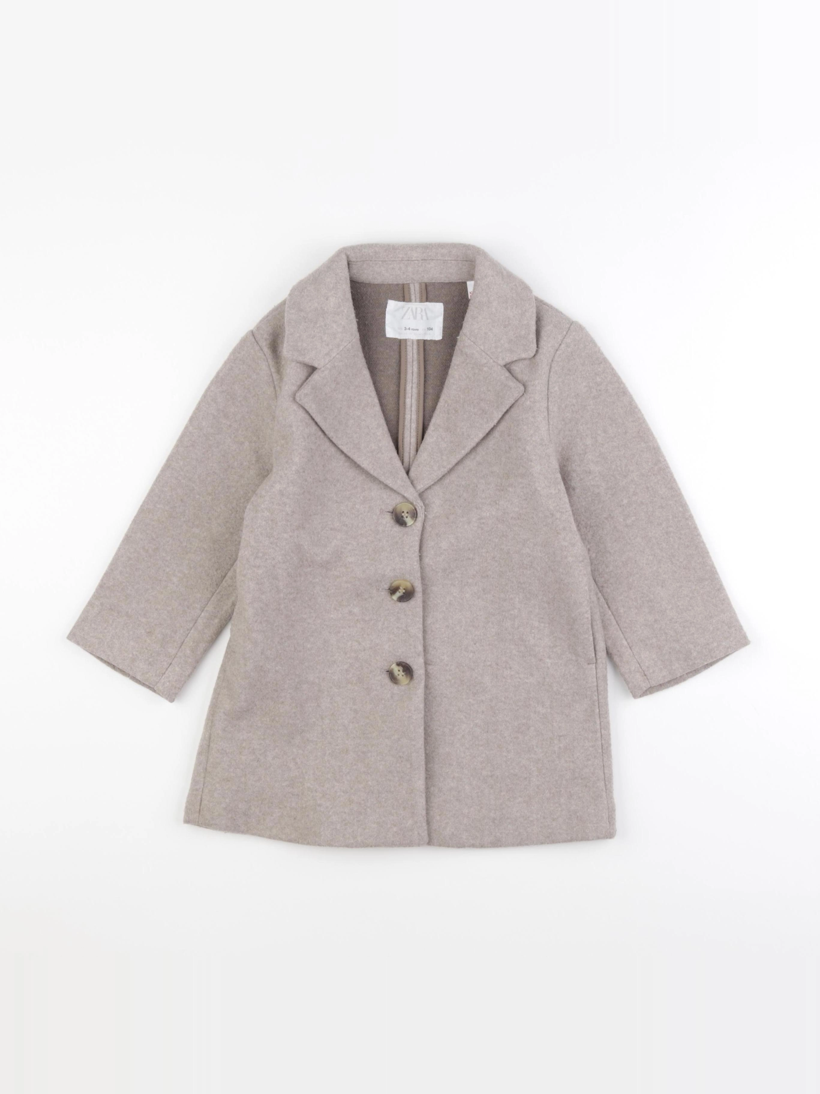 Zara - manteau beige - 3/4 ans
