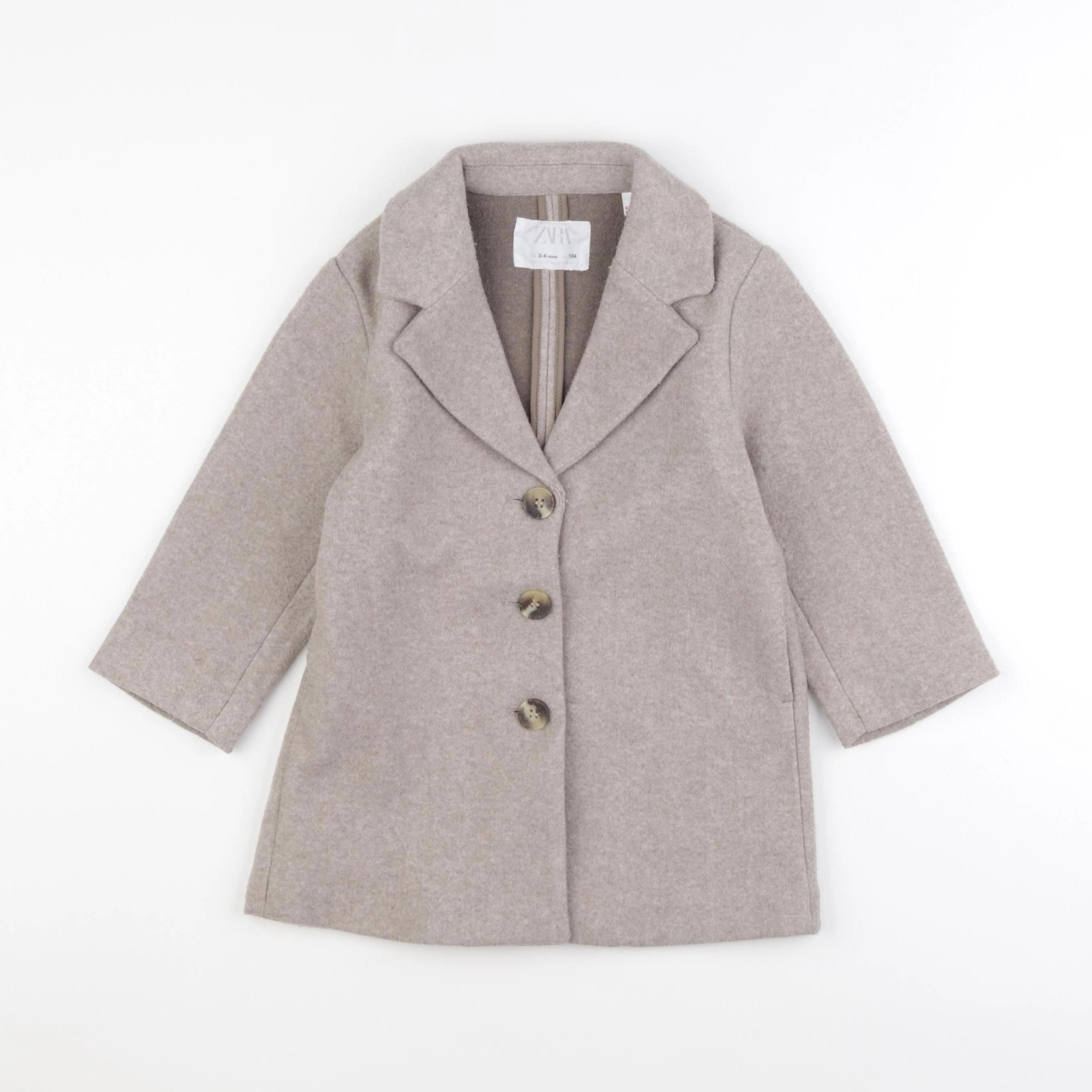 Zara - manteau beige - 3/4 ans