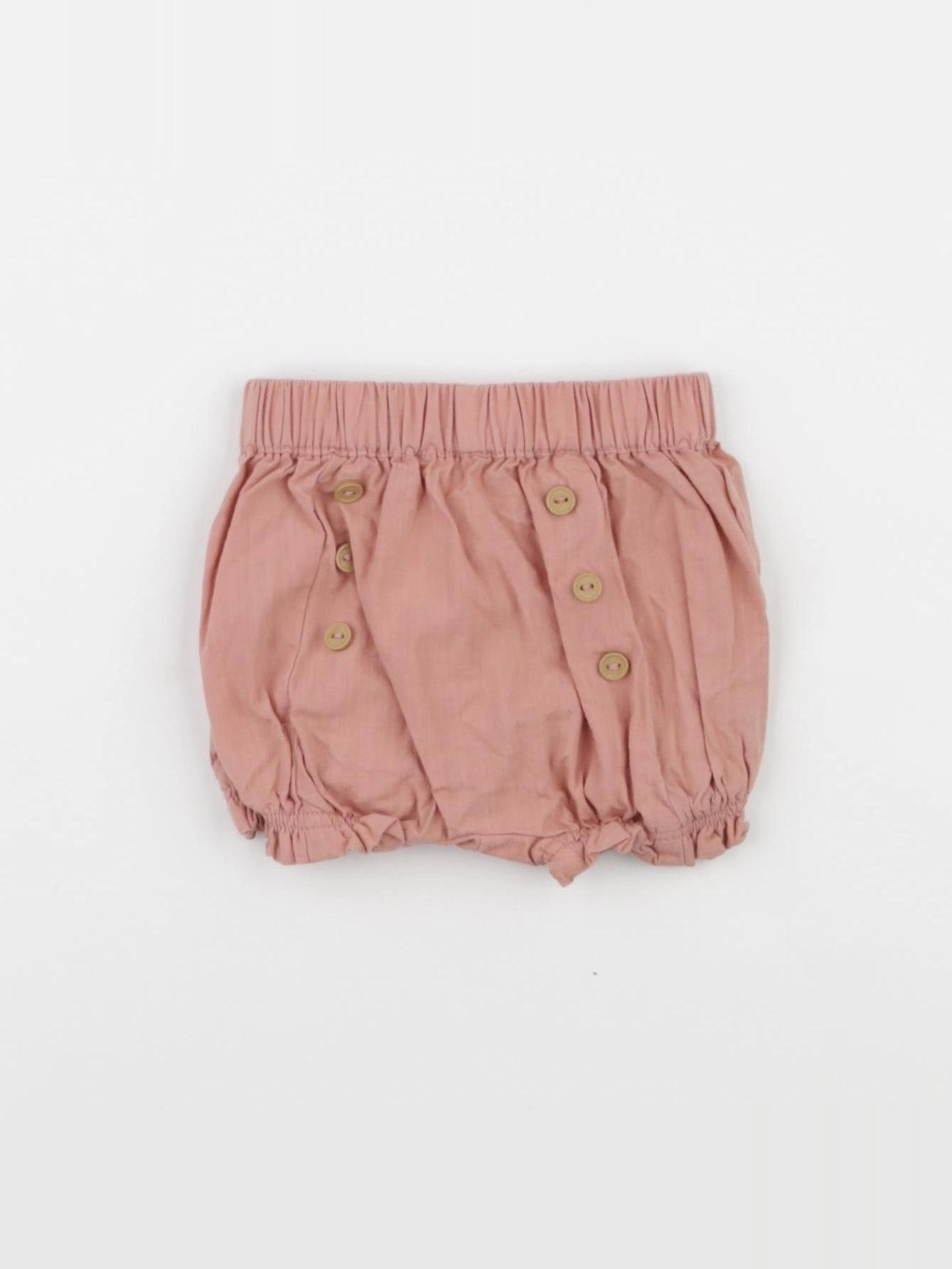 Vertbaudet - short rose - 3 mois