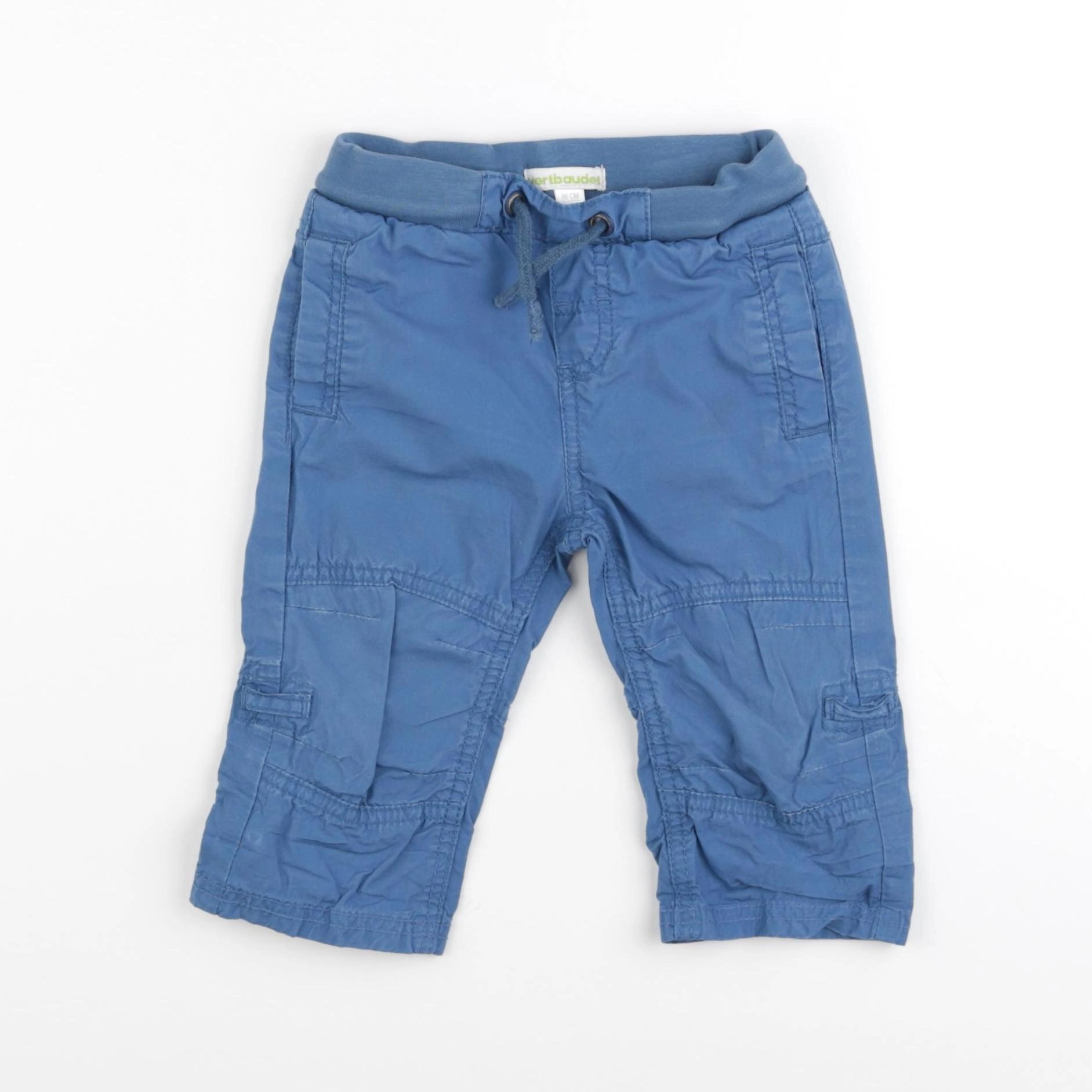Vertbaudet - pantalon bleu - 2 ans