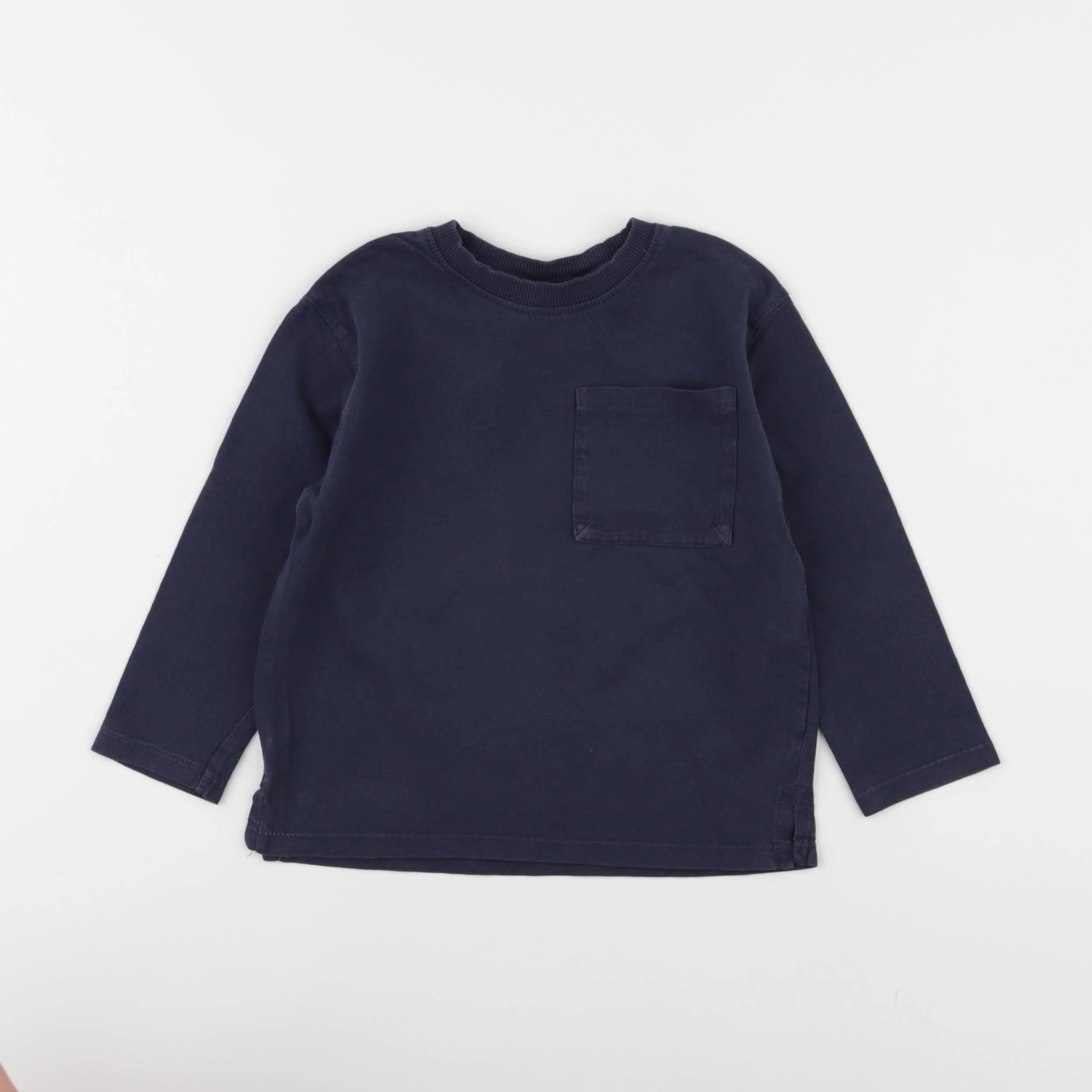 Zara - tee-shirt bleu - 2/3 ans