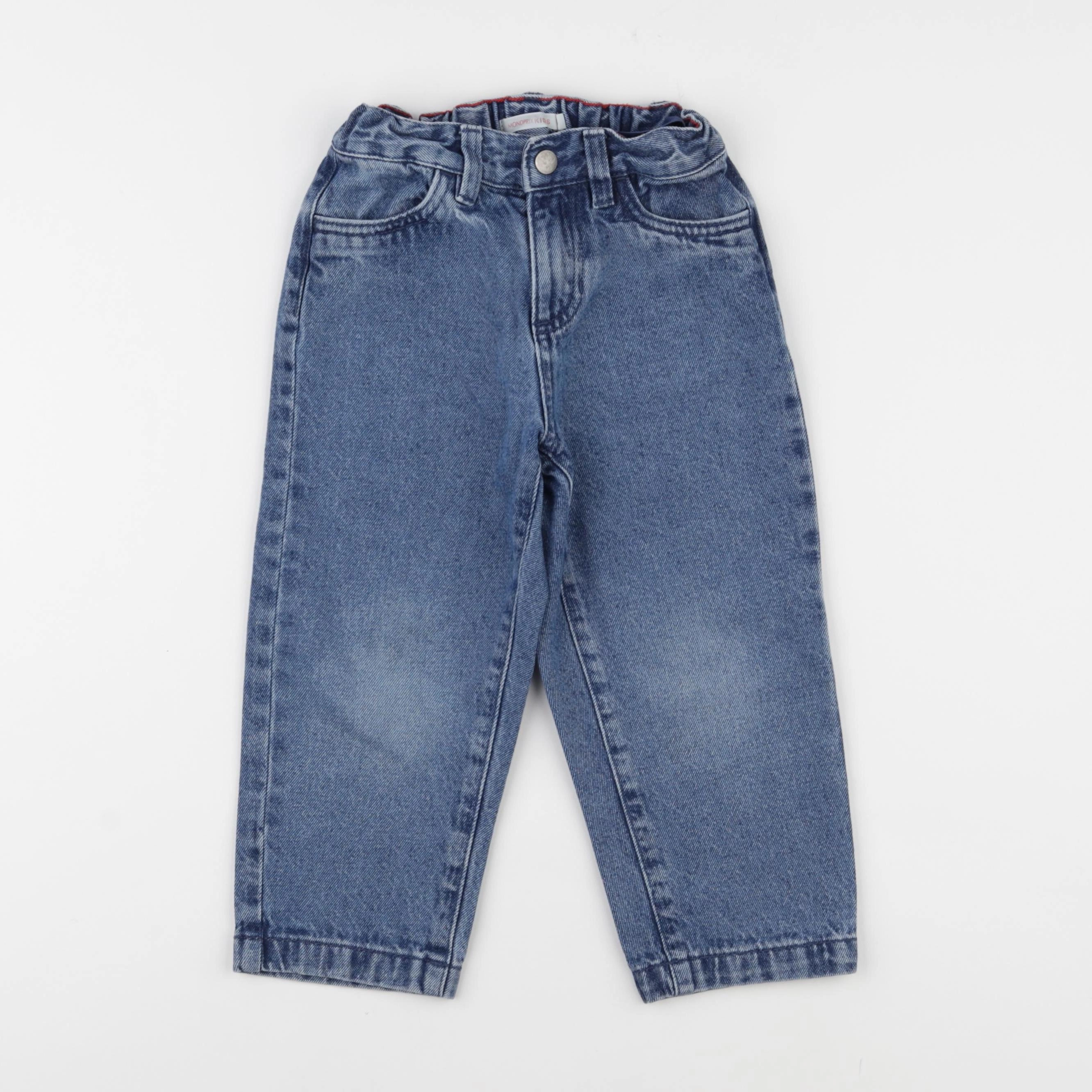 Monoprix - jean bleu - 4 ans