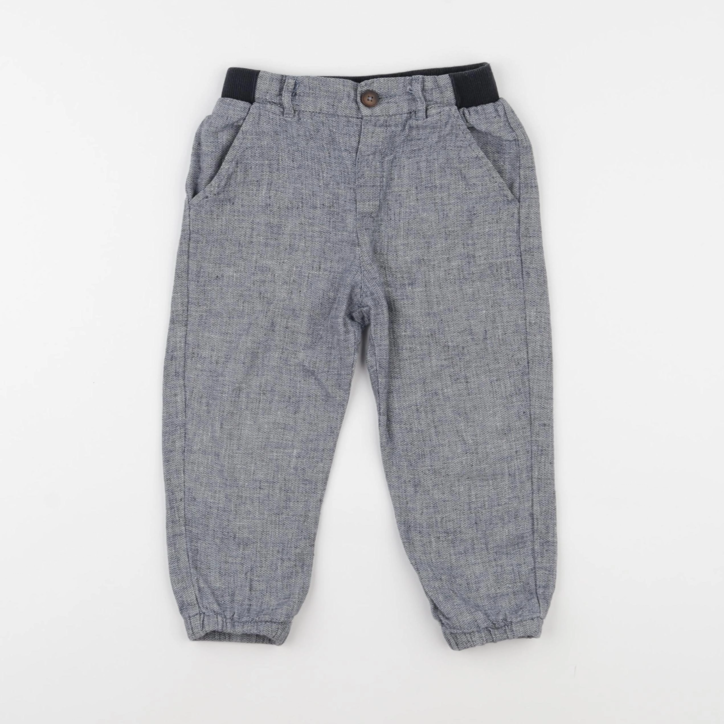 Boutchou - pantalon bleu - 24 mois