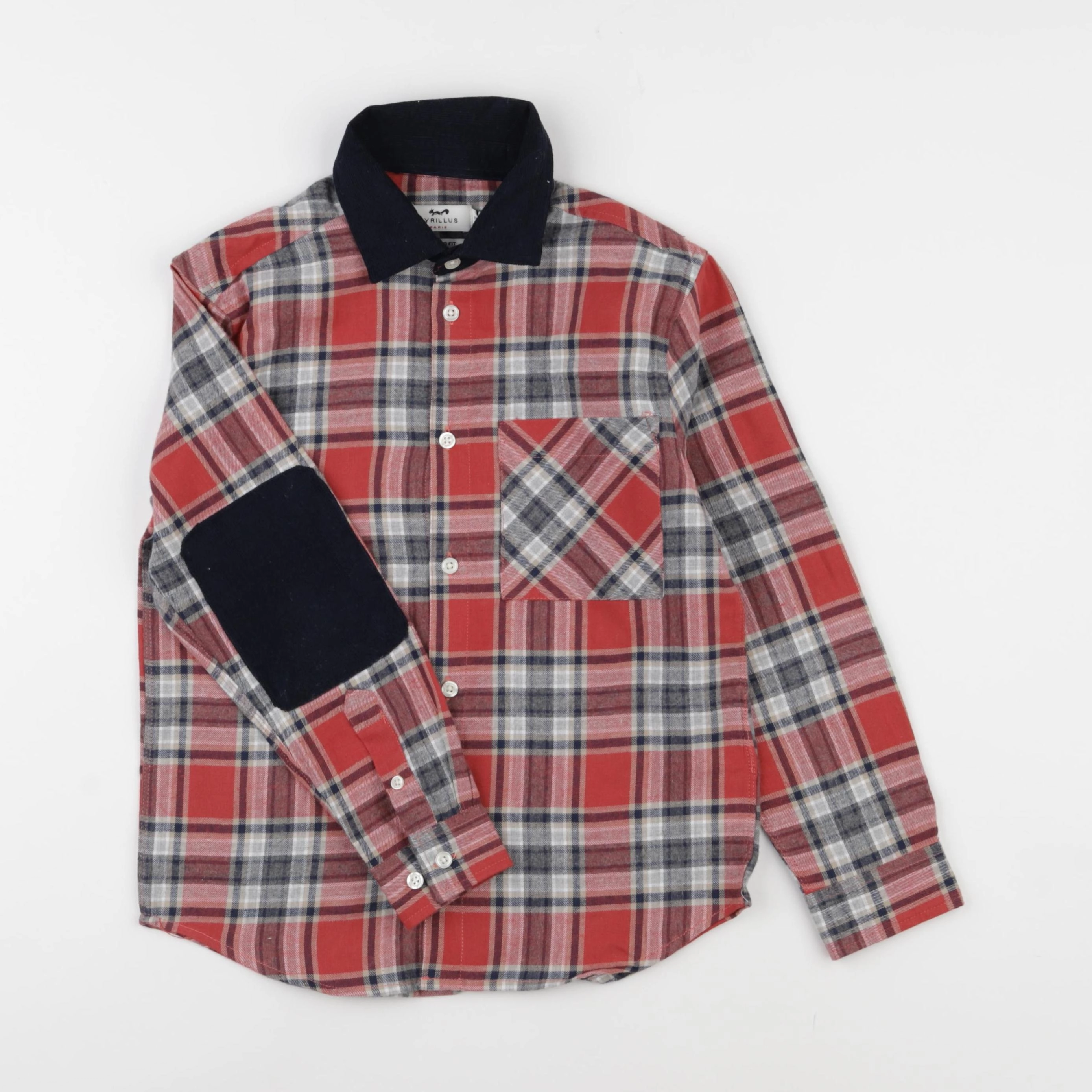 Cyrillus - chemise multicolore - 8 ans