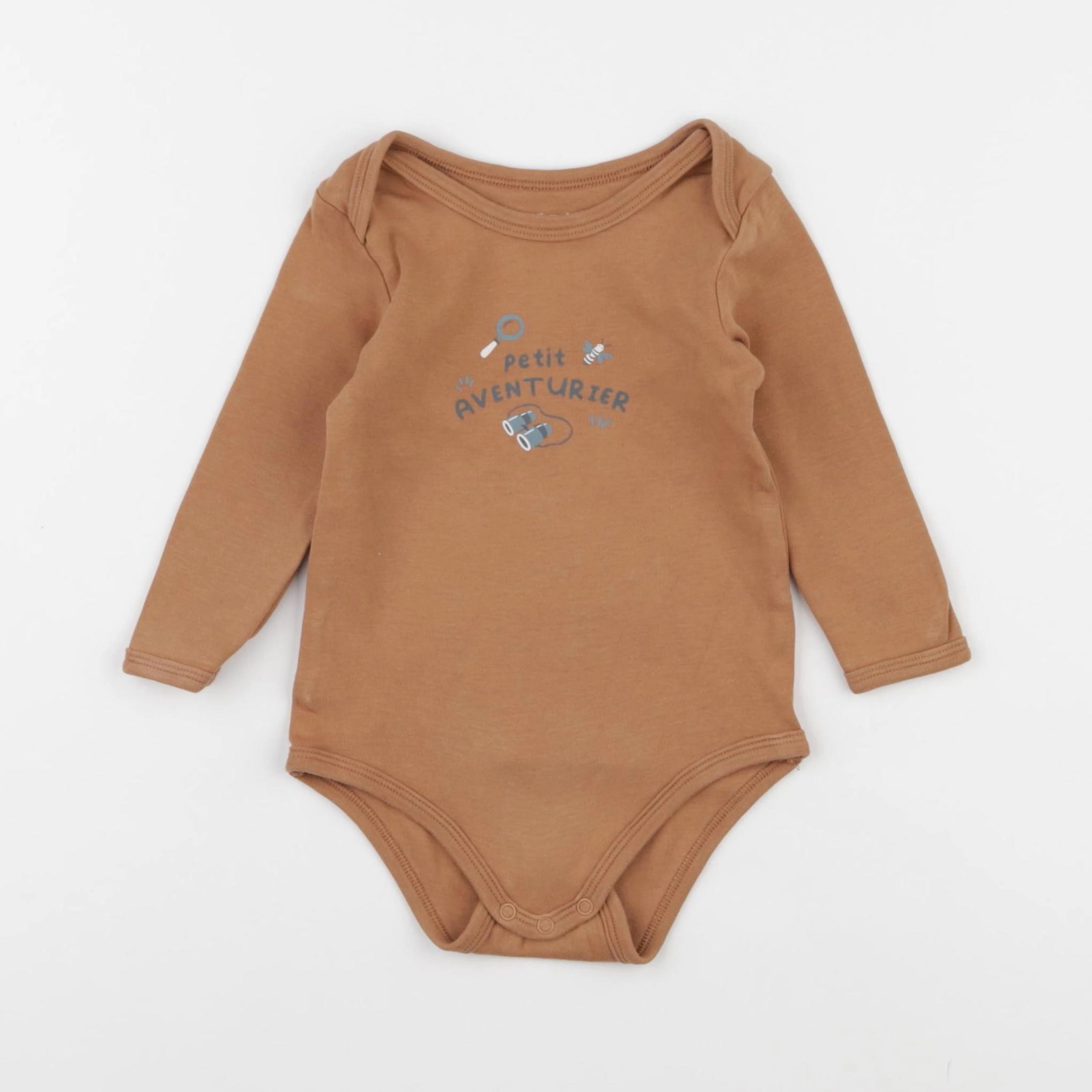 Vertbaudet - body marron - 18 mois