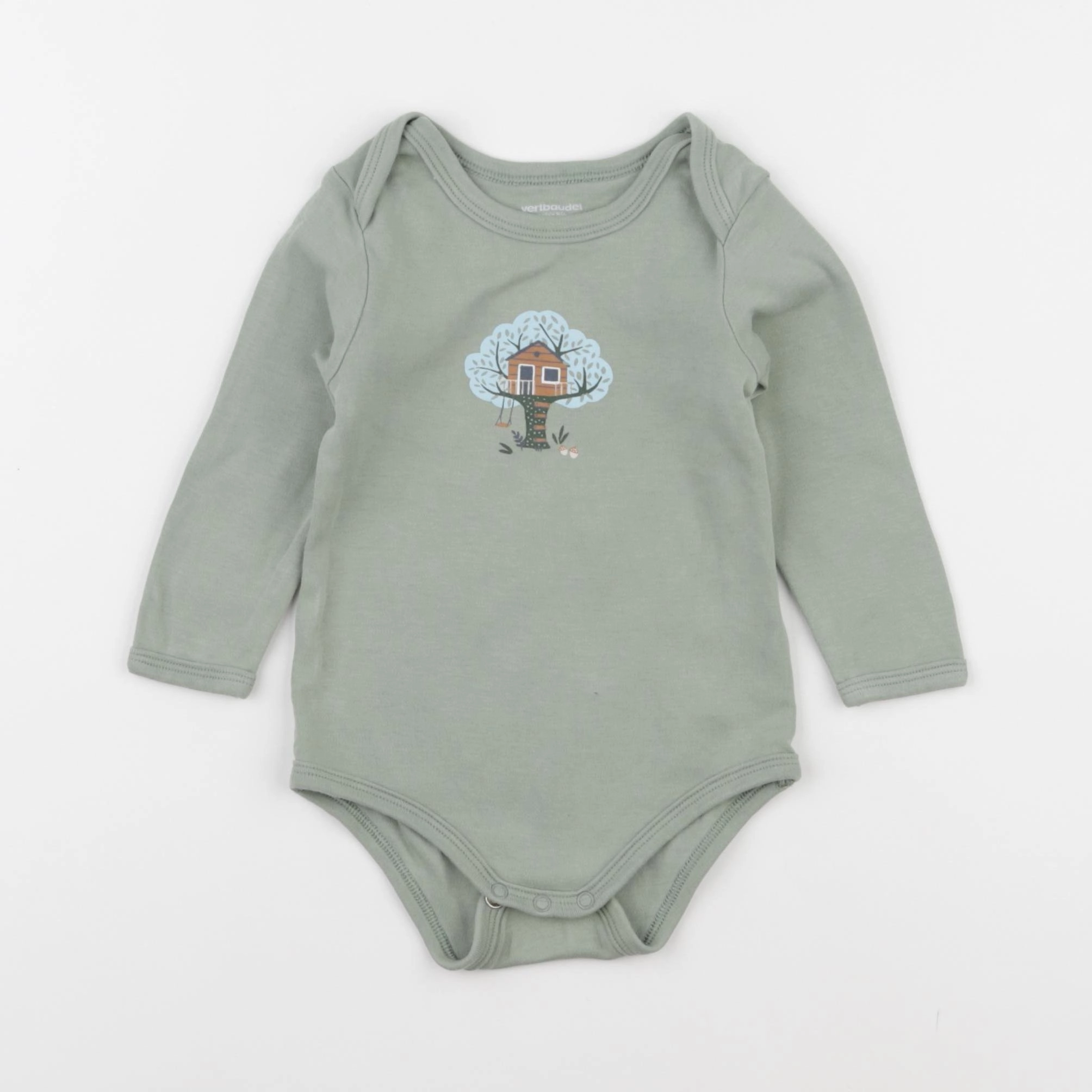 Vertbaudet - body vert - 18 mois