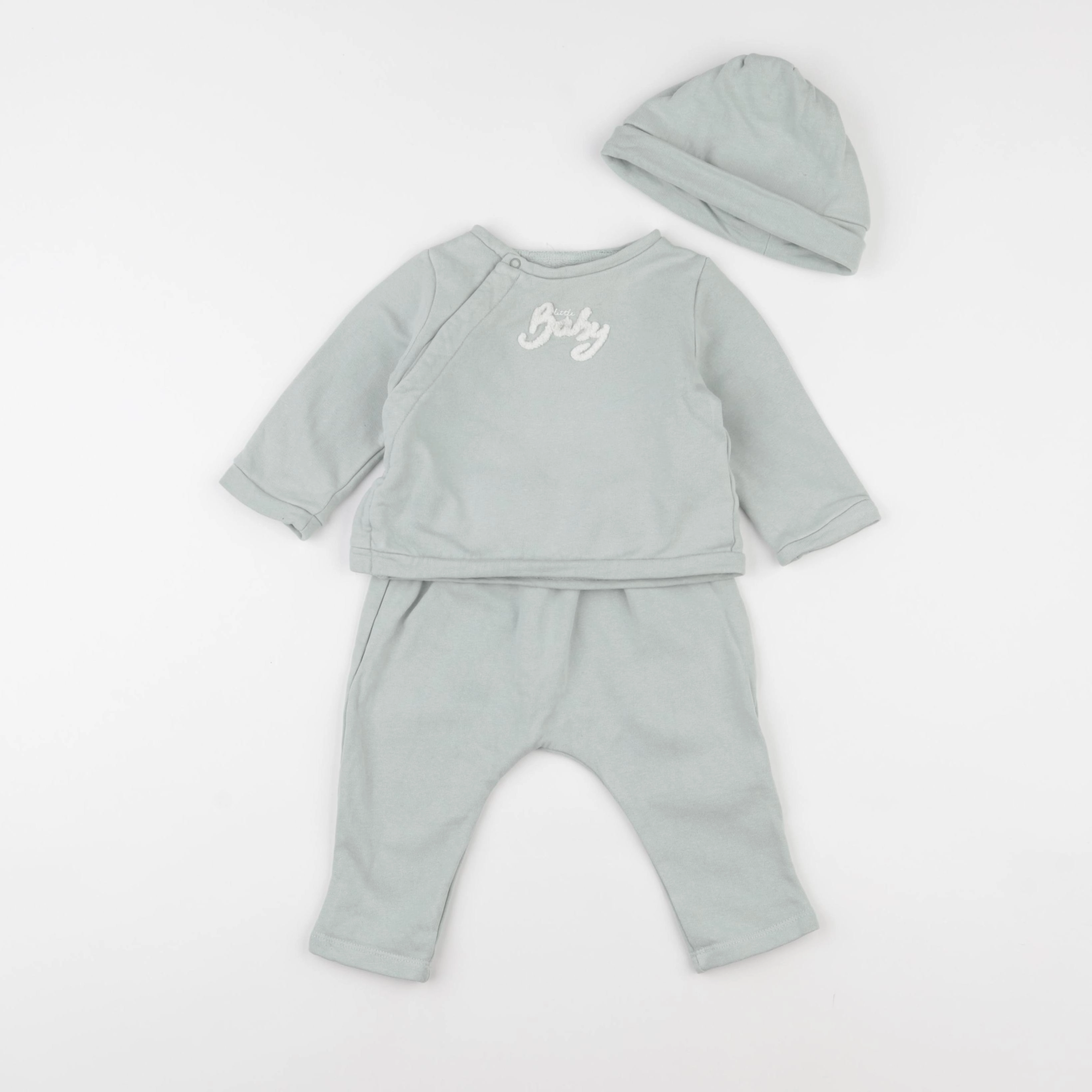 Vertbaudet - ensemble vert - 6 mois