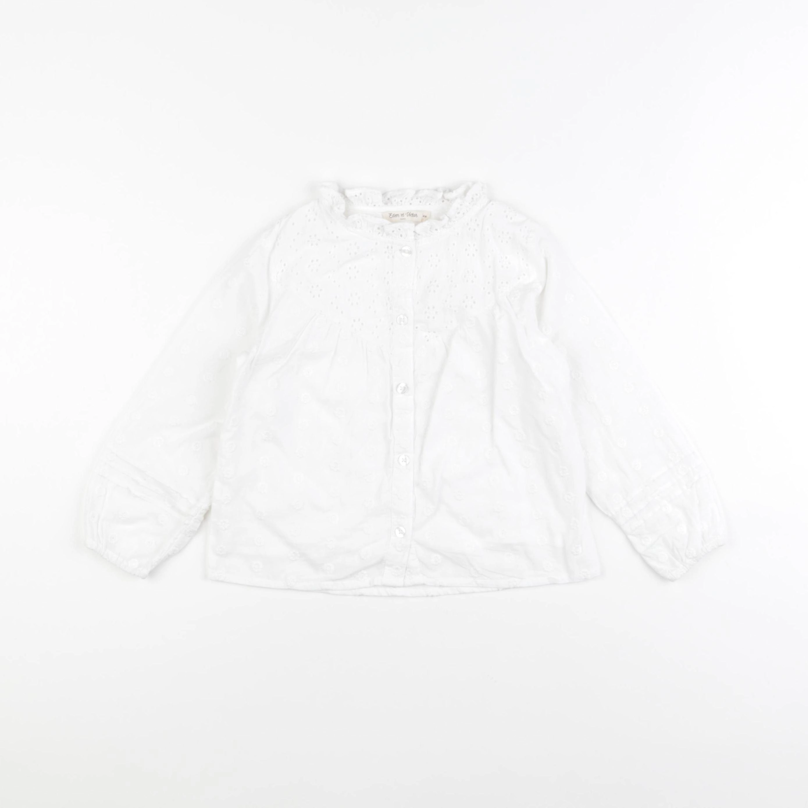 Eden & Victor - blouse blanc - 4 ans