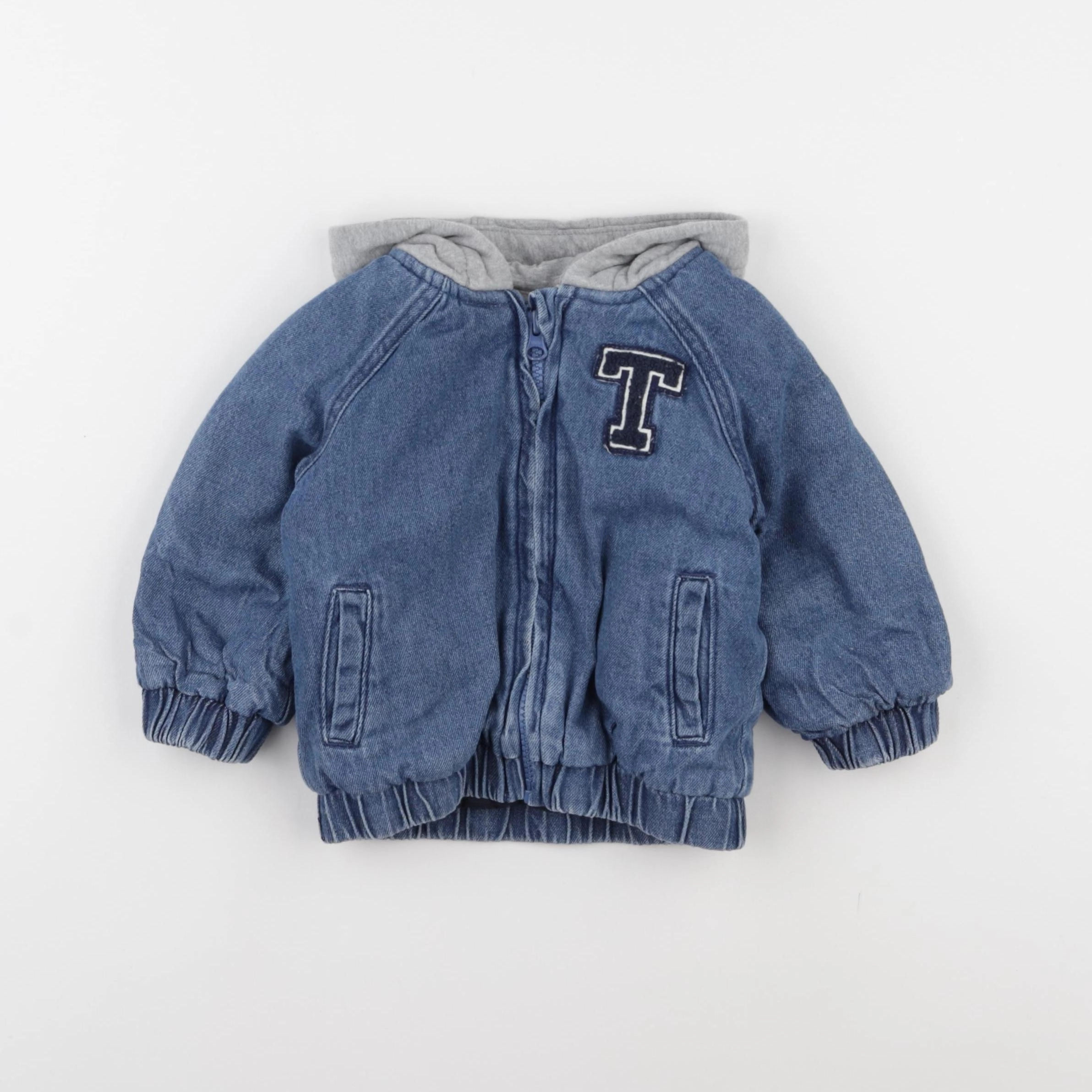 Vertbaudet - veste bleu - 18 mois