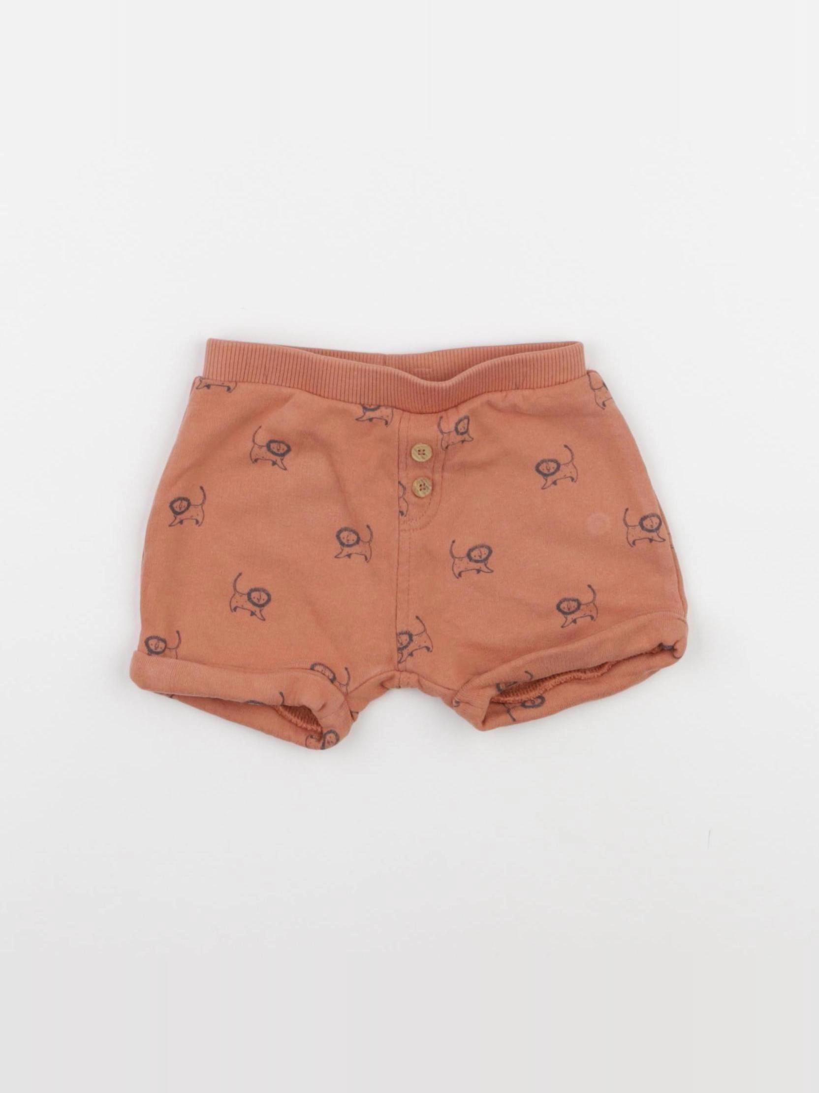 Vertbaudet - short marron - 3 mois