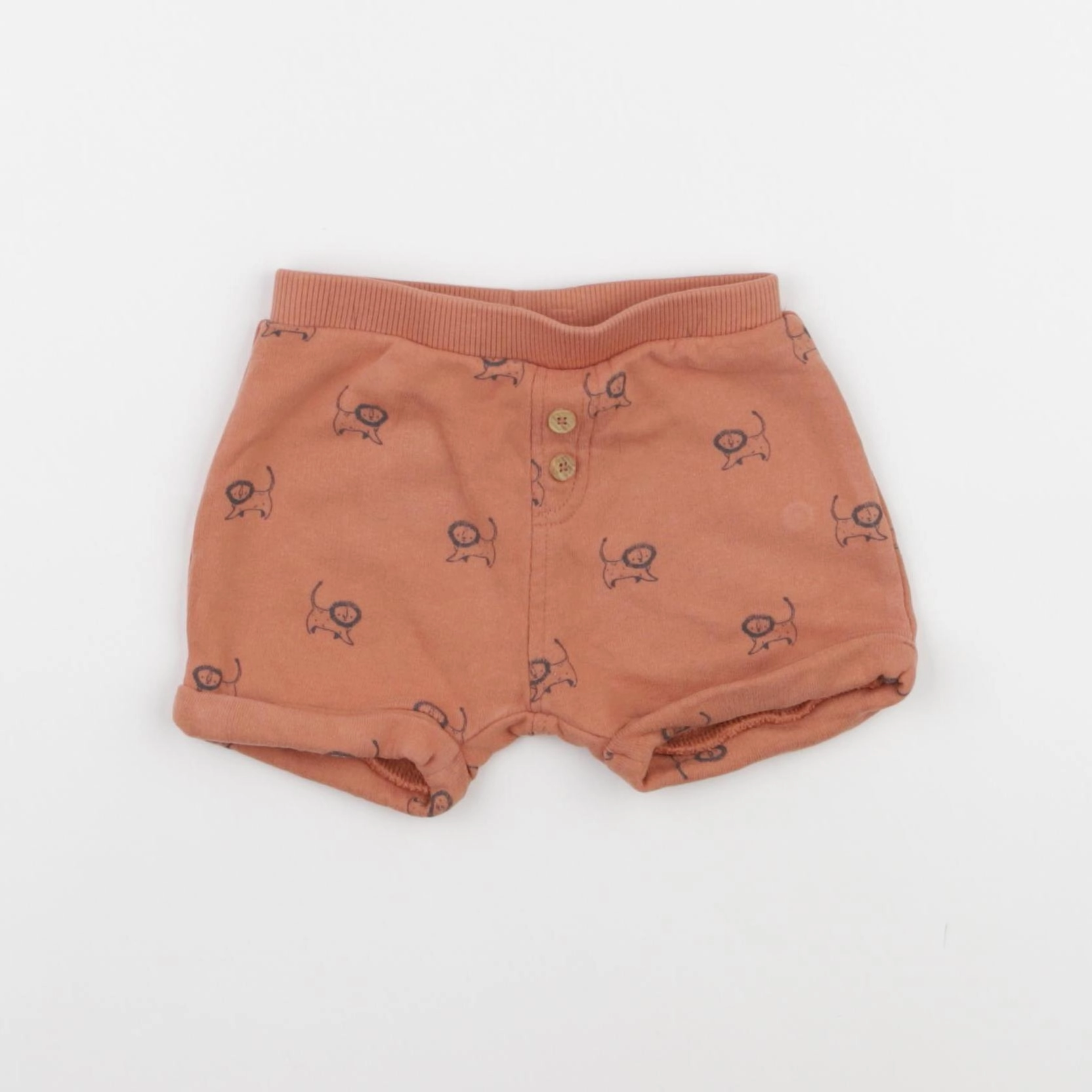 Vertbaudet - short marron - 3 mois
