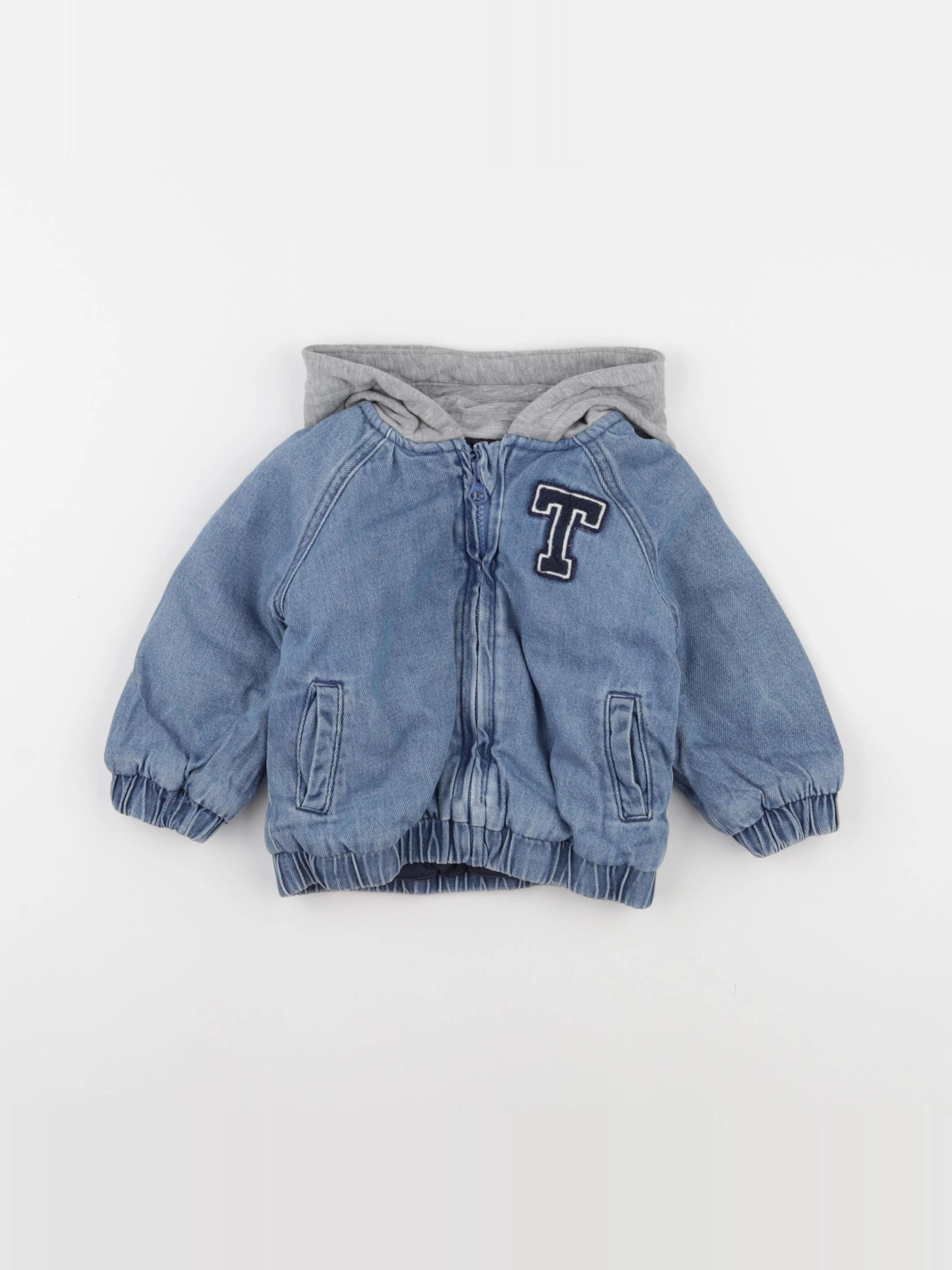 Vertbaudet - veste bleu - 18 mois