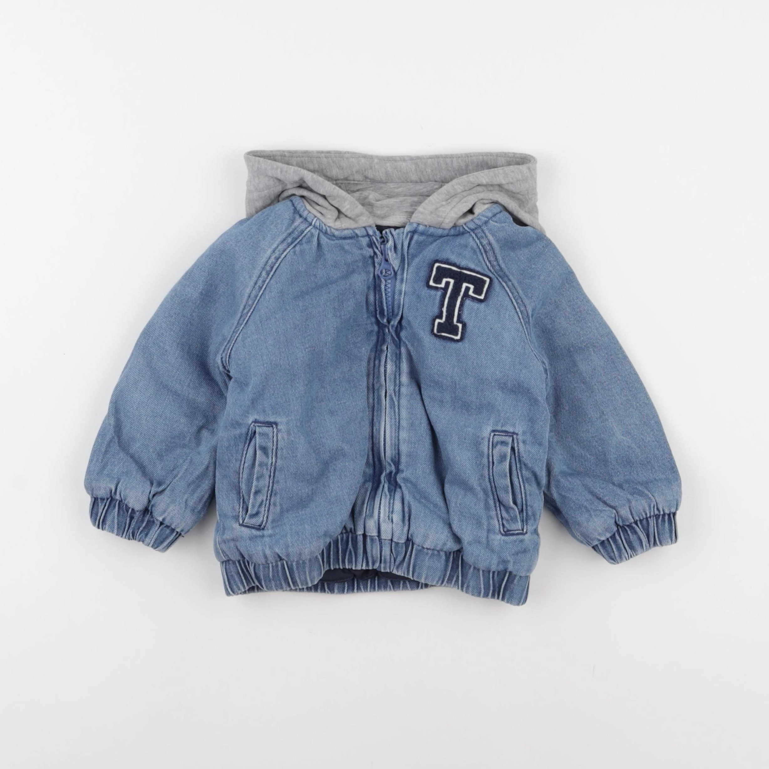 Vertbaudet - veste bleu - 18 mois