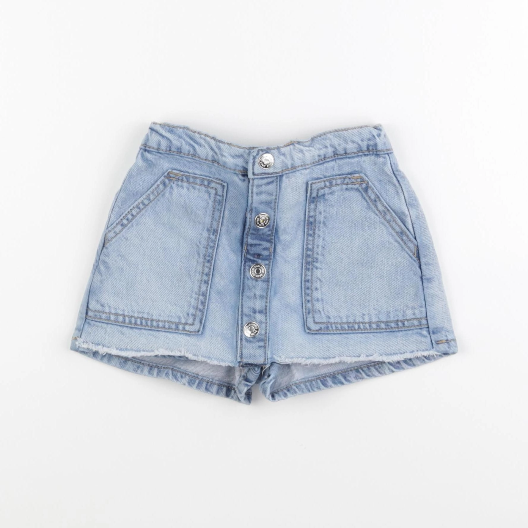 Zara - jupe short bleu - 2/3 ans