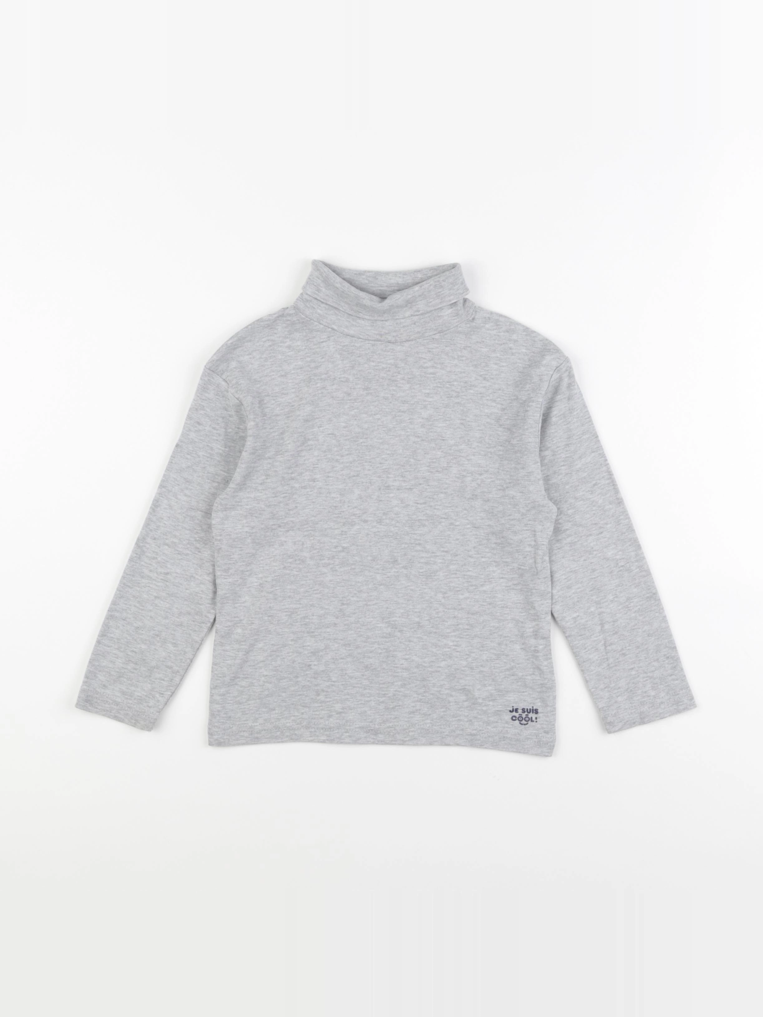 Vertbaudet - sous-pull gris - 5 ans