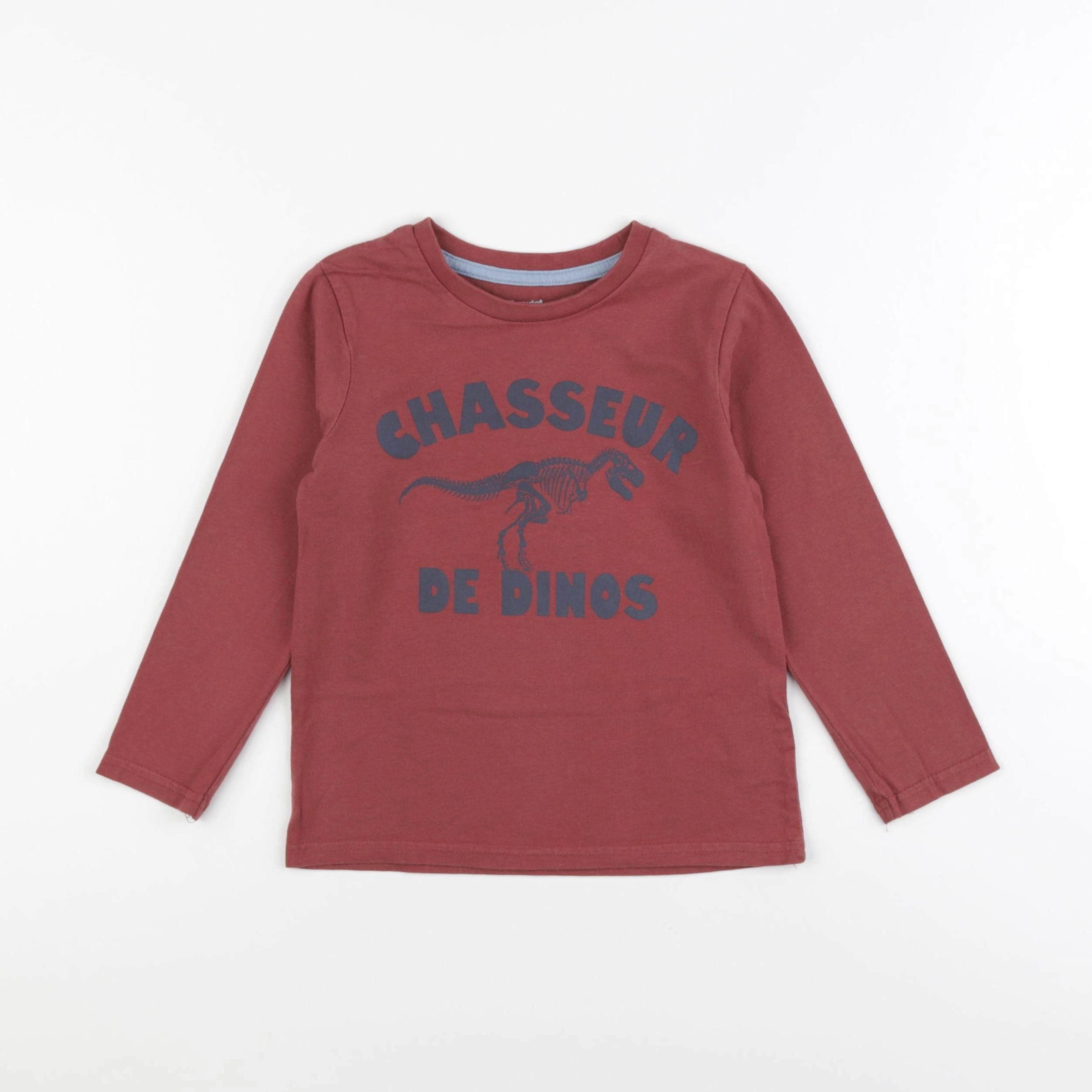 Vertbaudet - tee-shirt rouge - 5 ans