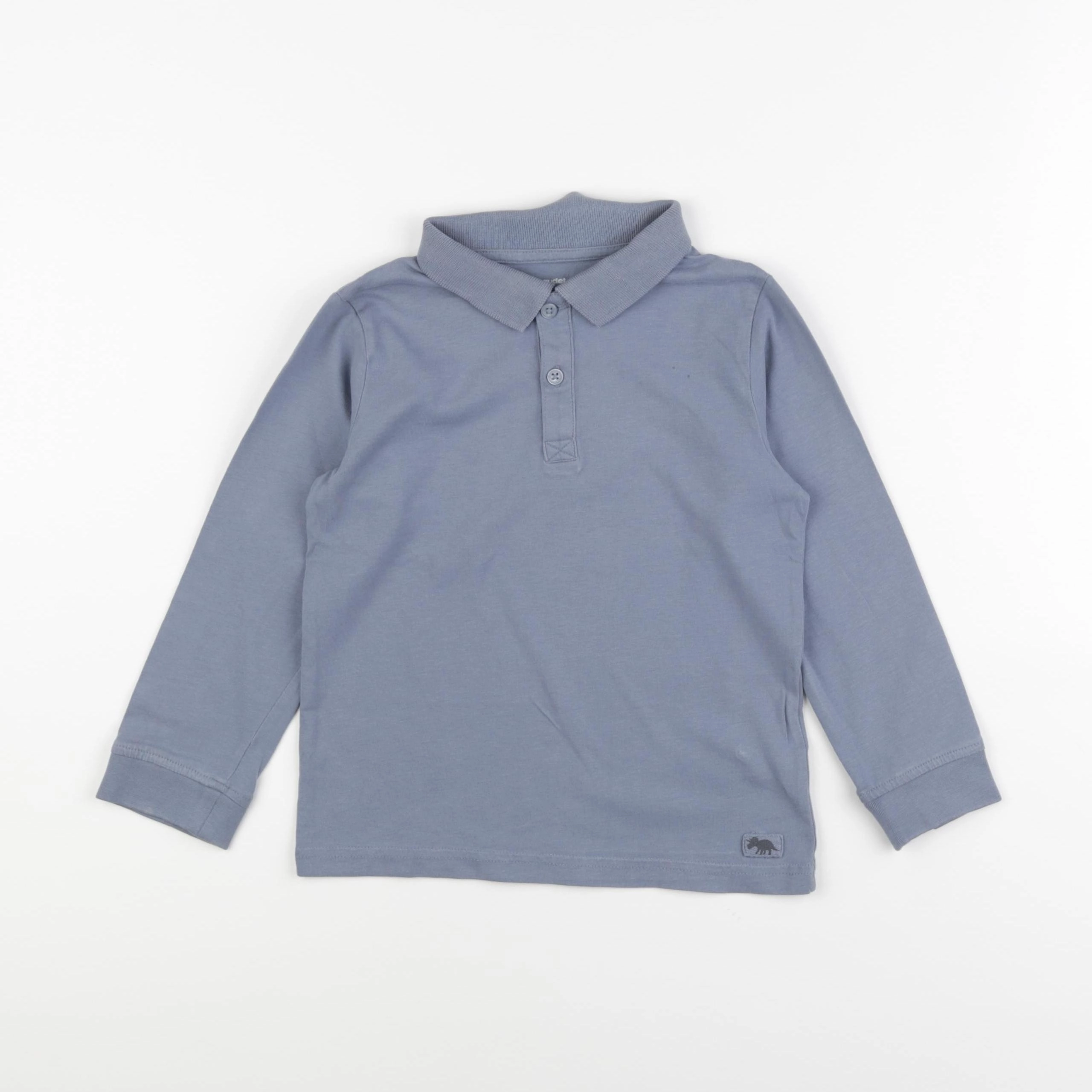 Vertbaudet - polo bleu - 6 ans