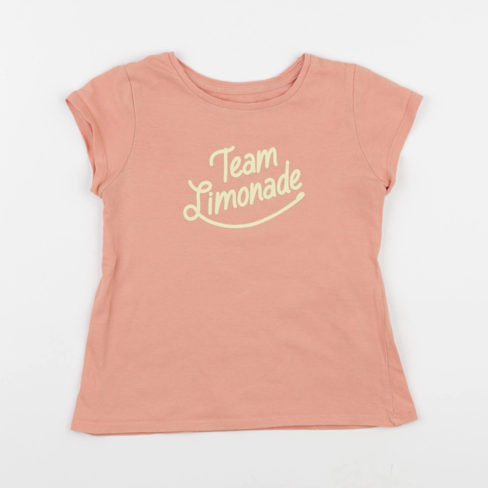 Vertbaudet - tee-shirt orange - 4 ans