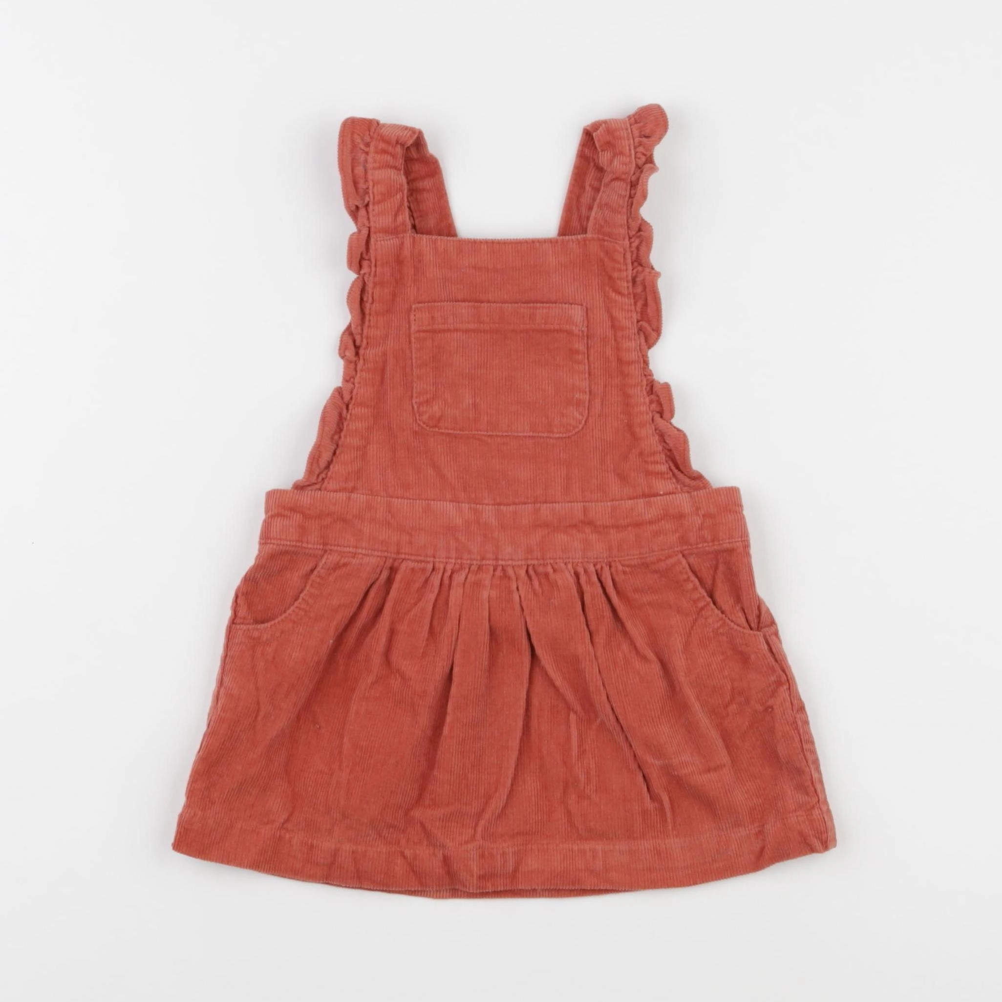 Vertbaudet - robe marron - 18 mois
