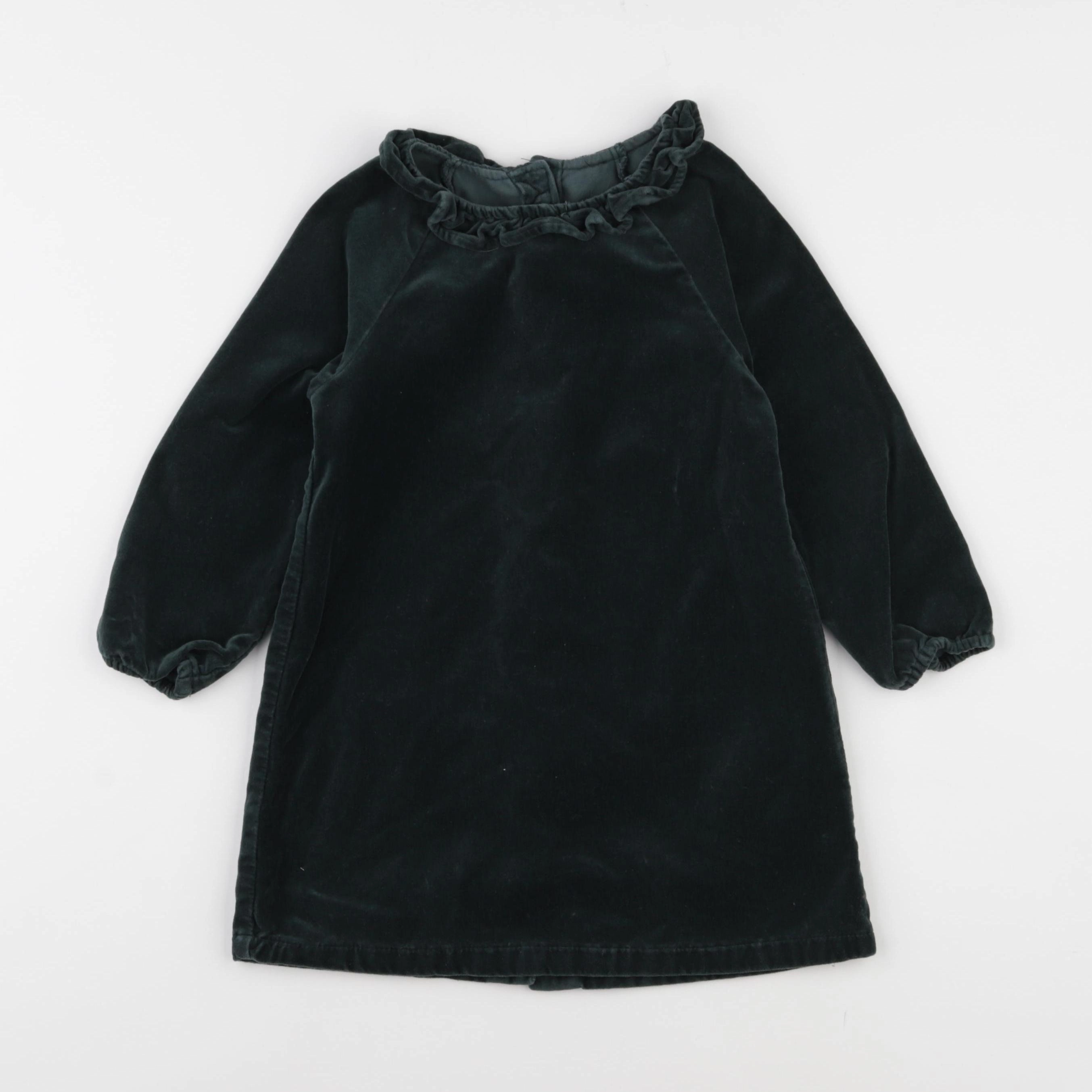 H&M - robe vert - 3 ans