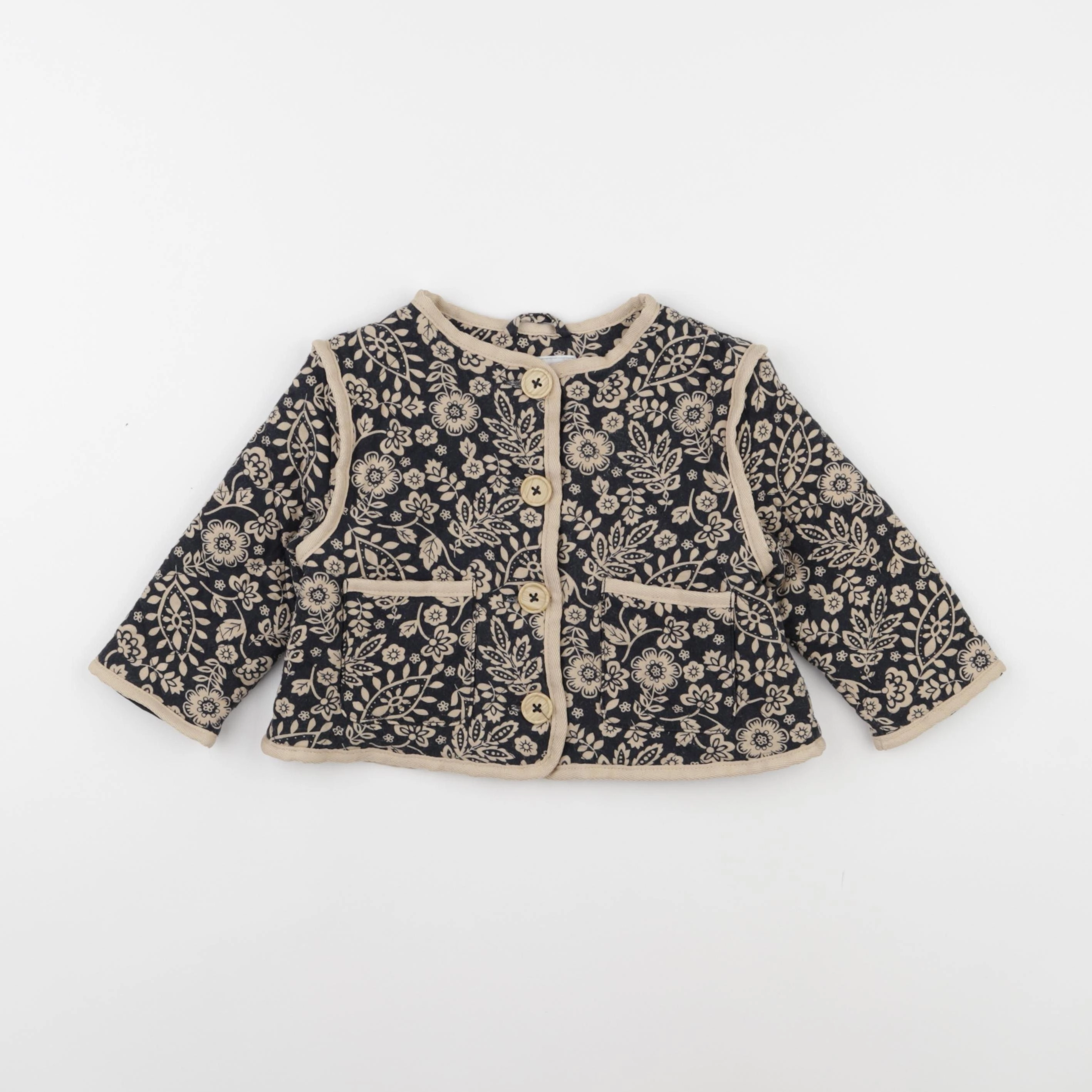 Vertbaudet - veste noir - 2 ans