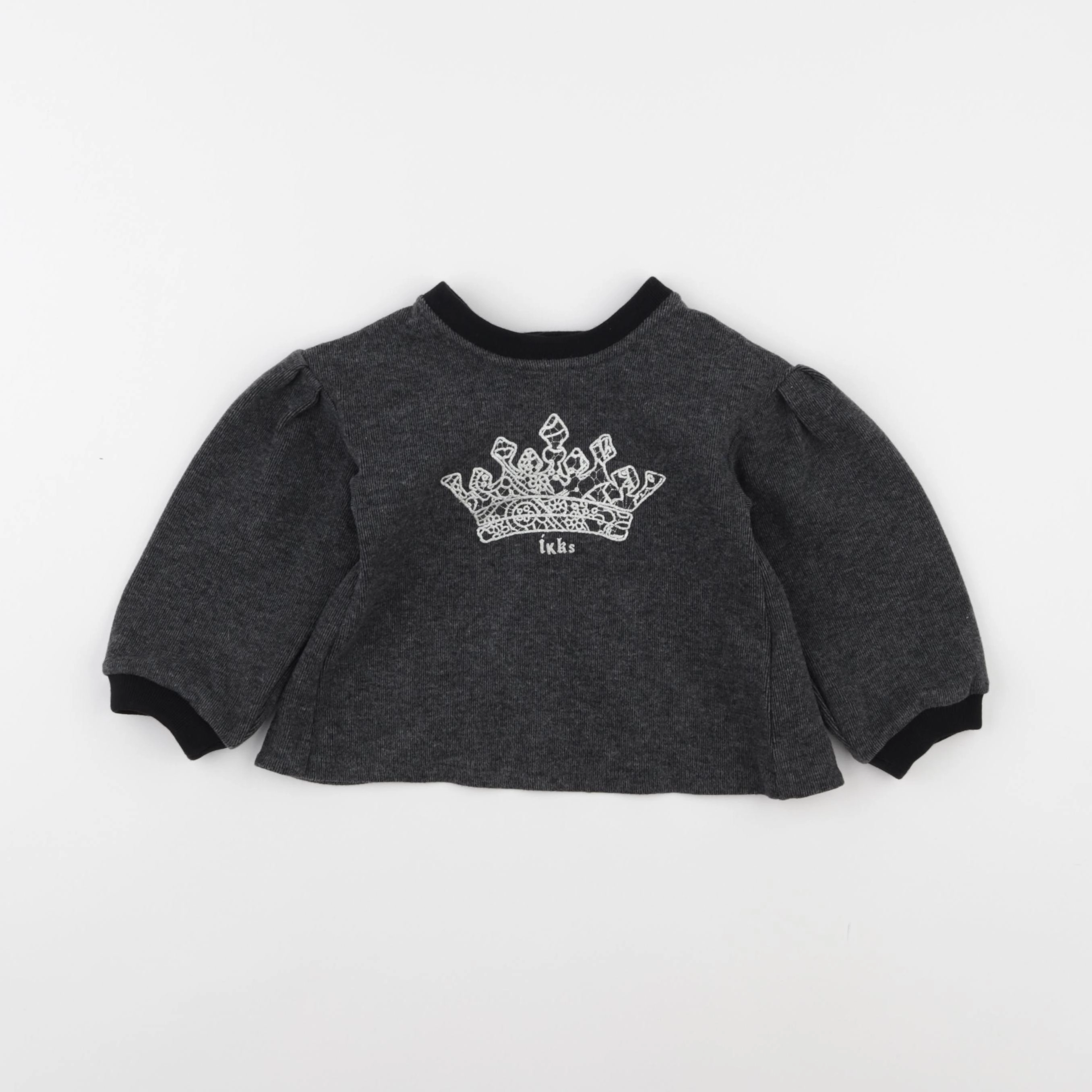 IKKS - sweat gris - 2 ans