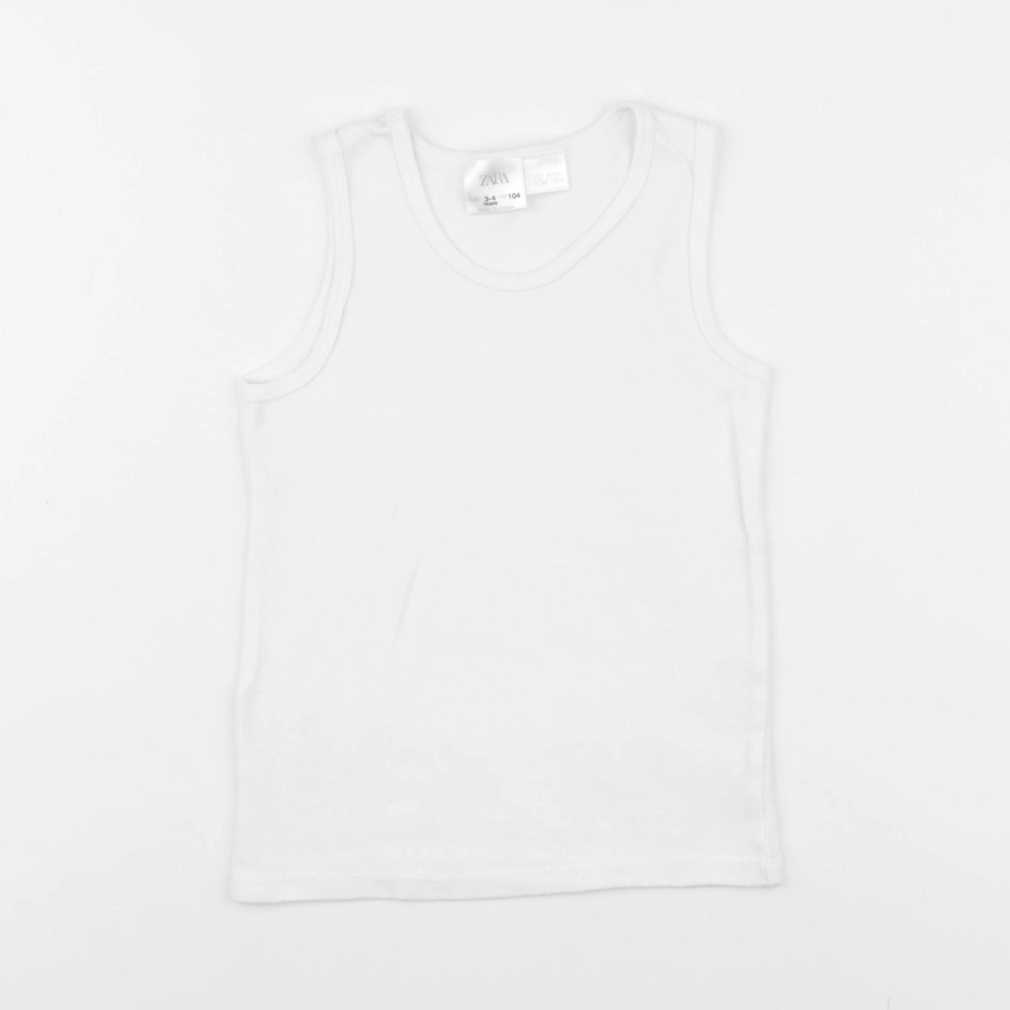 Zara - maillot de corps blanc - 3/4 ans