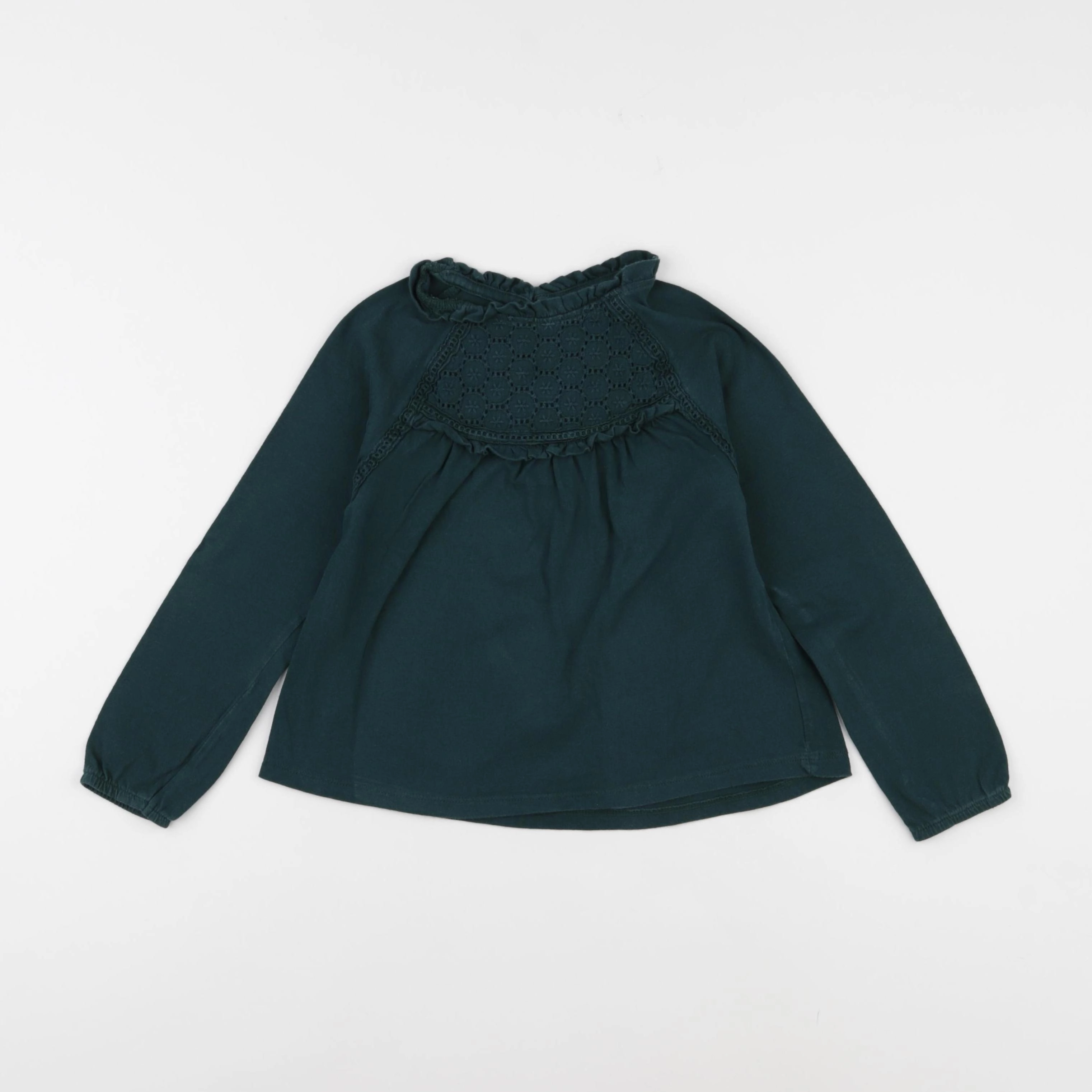 Vertbaudet - tee-shirt vert - 5 ans