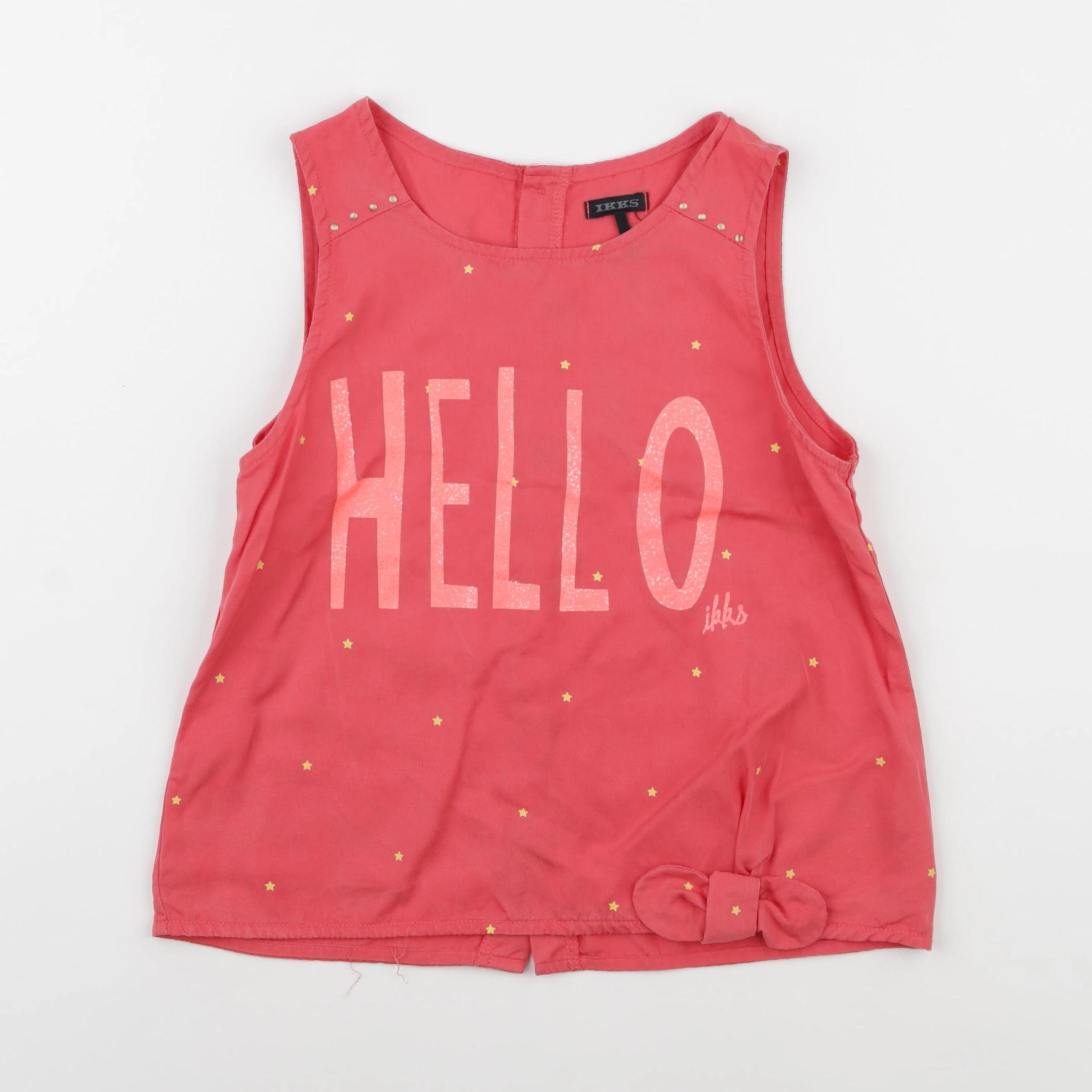 IKKS - blouse rouge - 10 ans