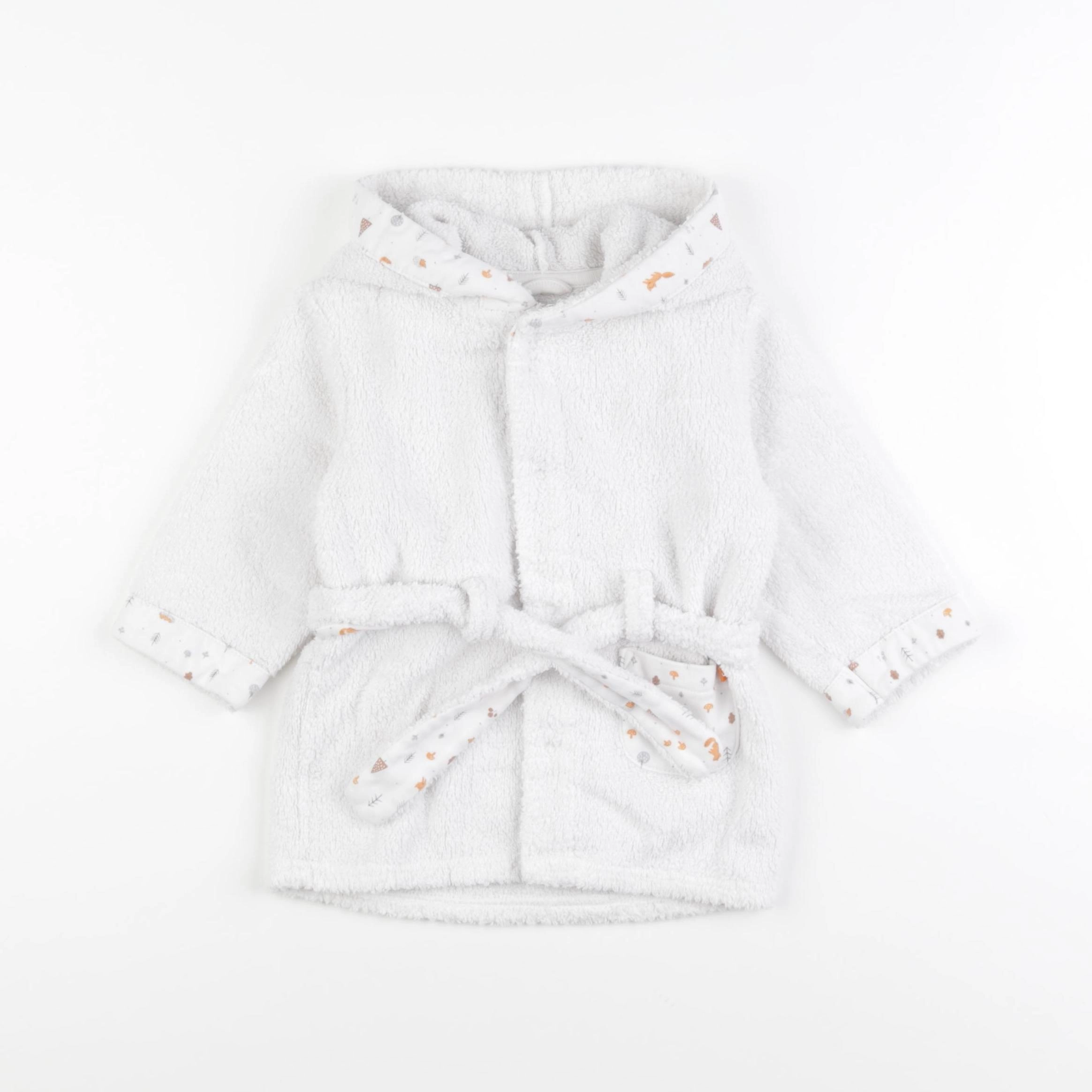 Cadet Rousselle - peignoir blanc - 1/12 mois