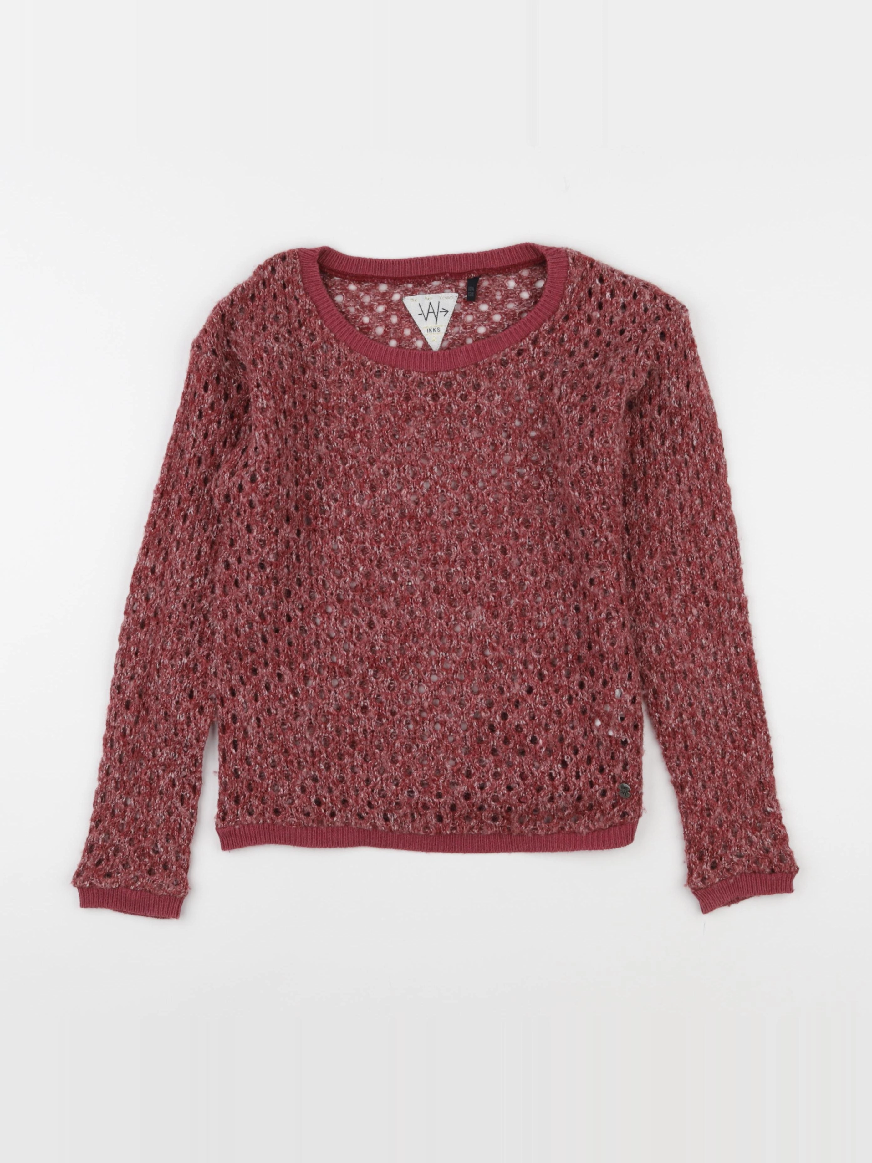IKKS - pull rouge - 10 ans