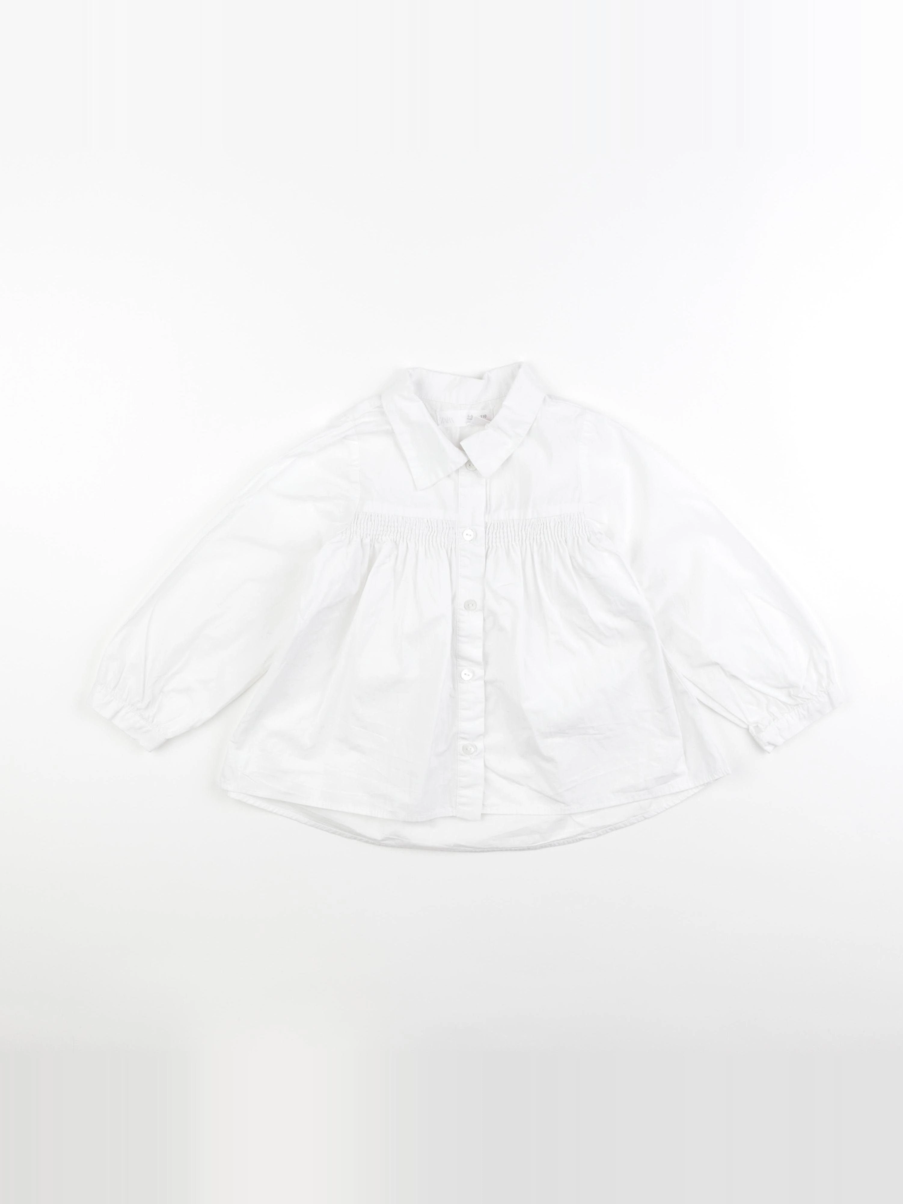 Zara - blouse blanc - 4/5 ans