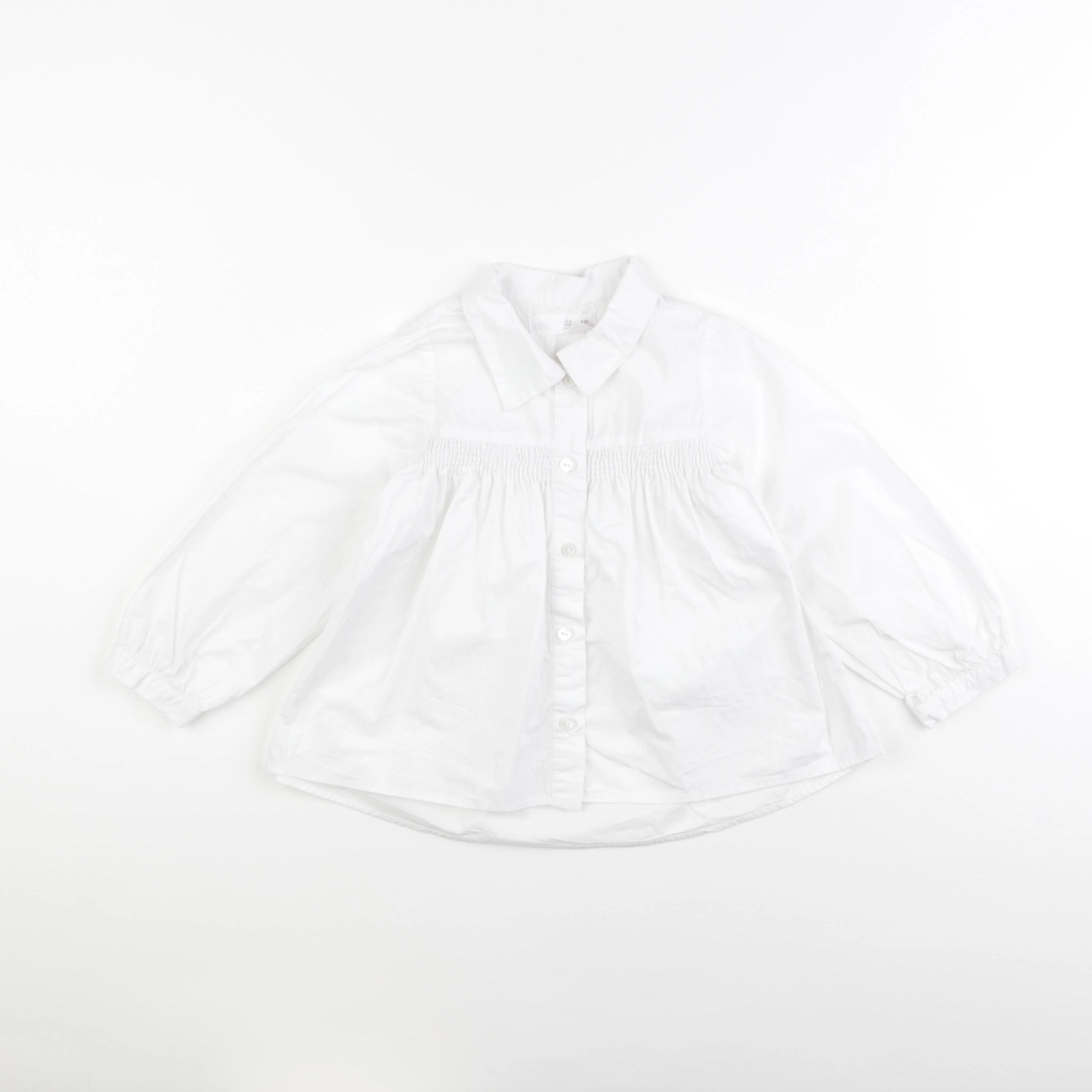 Zara - blouse blanc - 4/5 ans