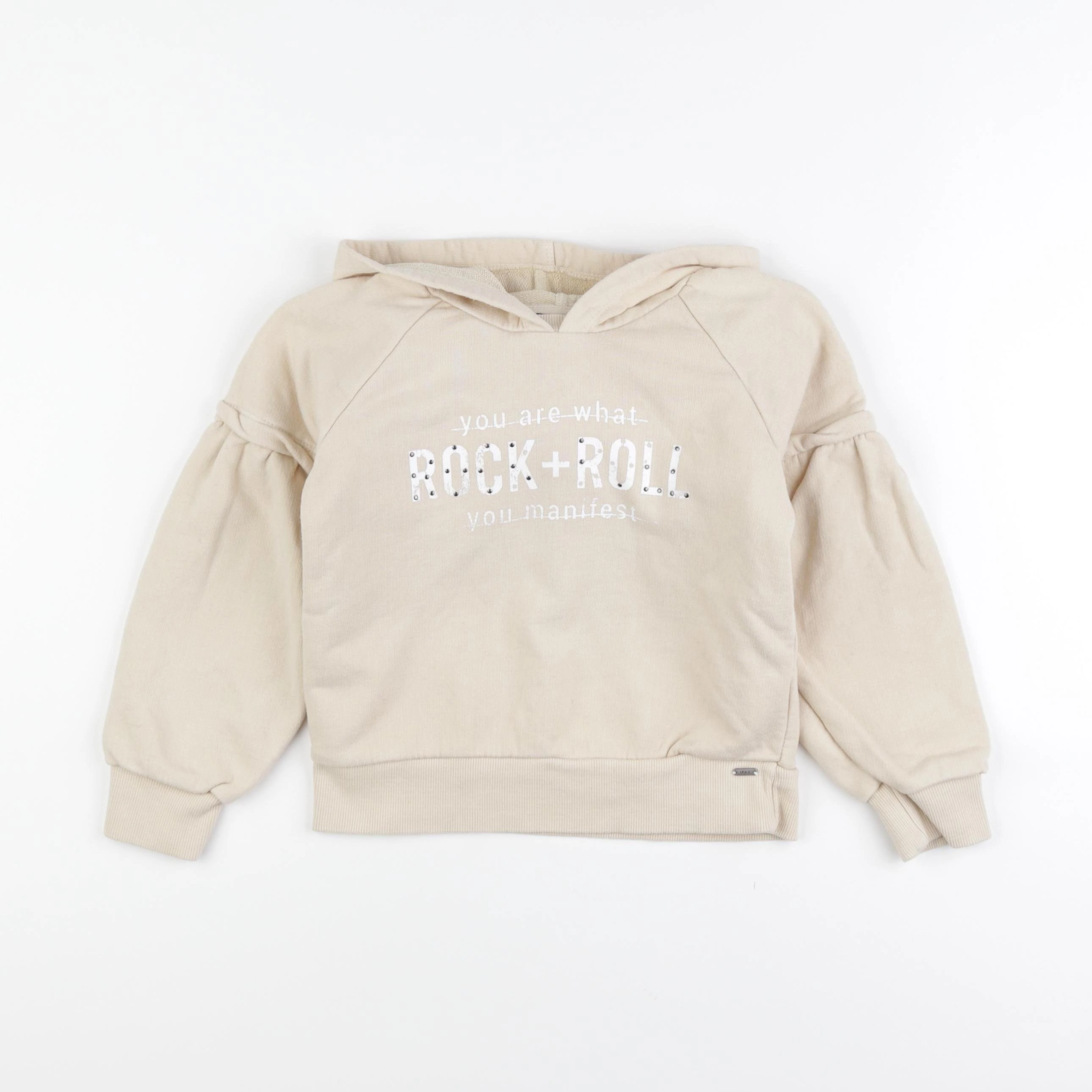 IKKS - sweat beige - 6 ans