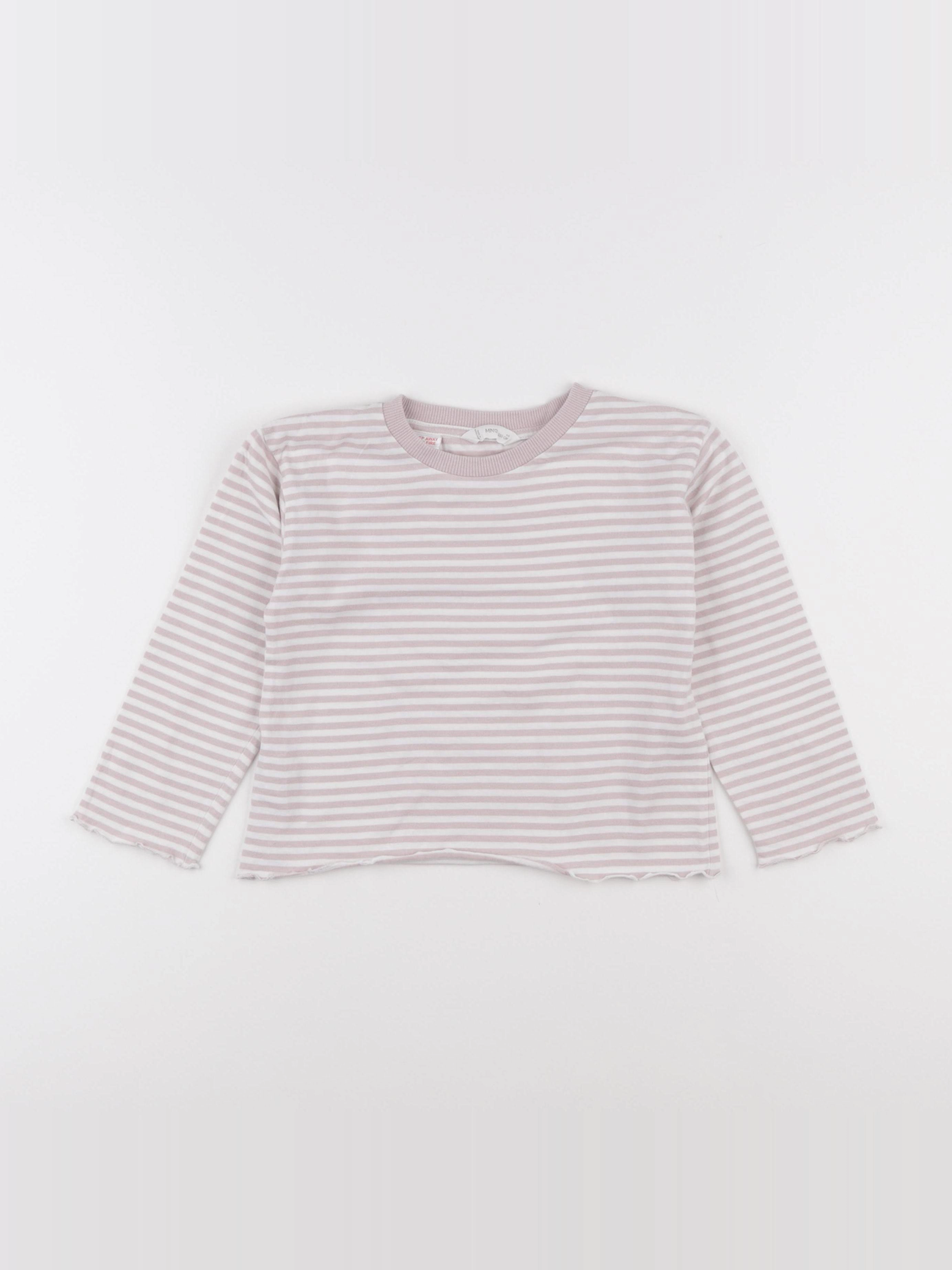 Mango - tee-shirt rose - 4/5 ans