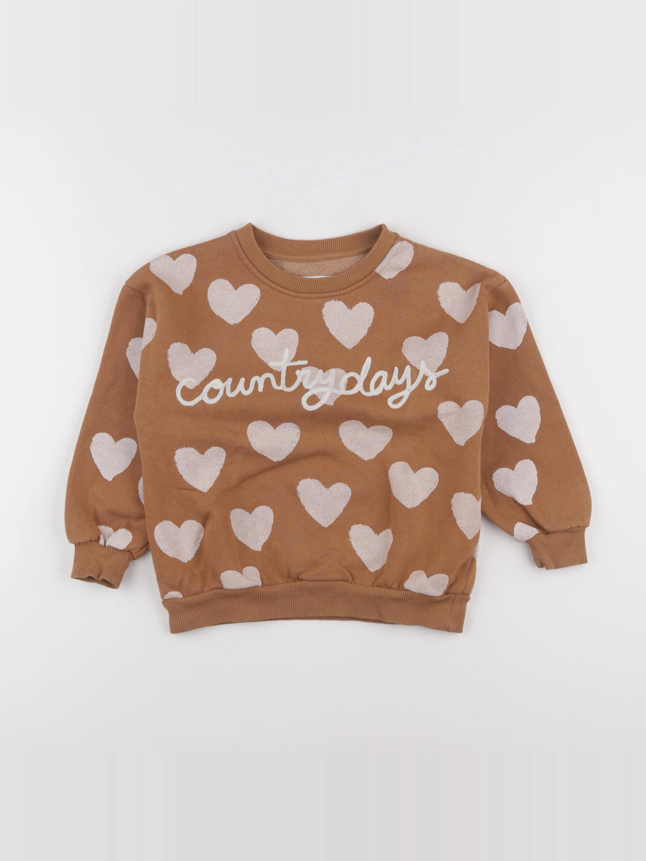 Zara - sweat marron - 5 ans