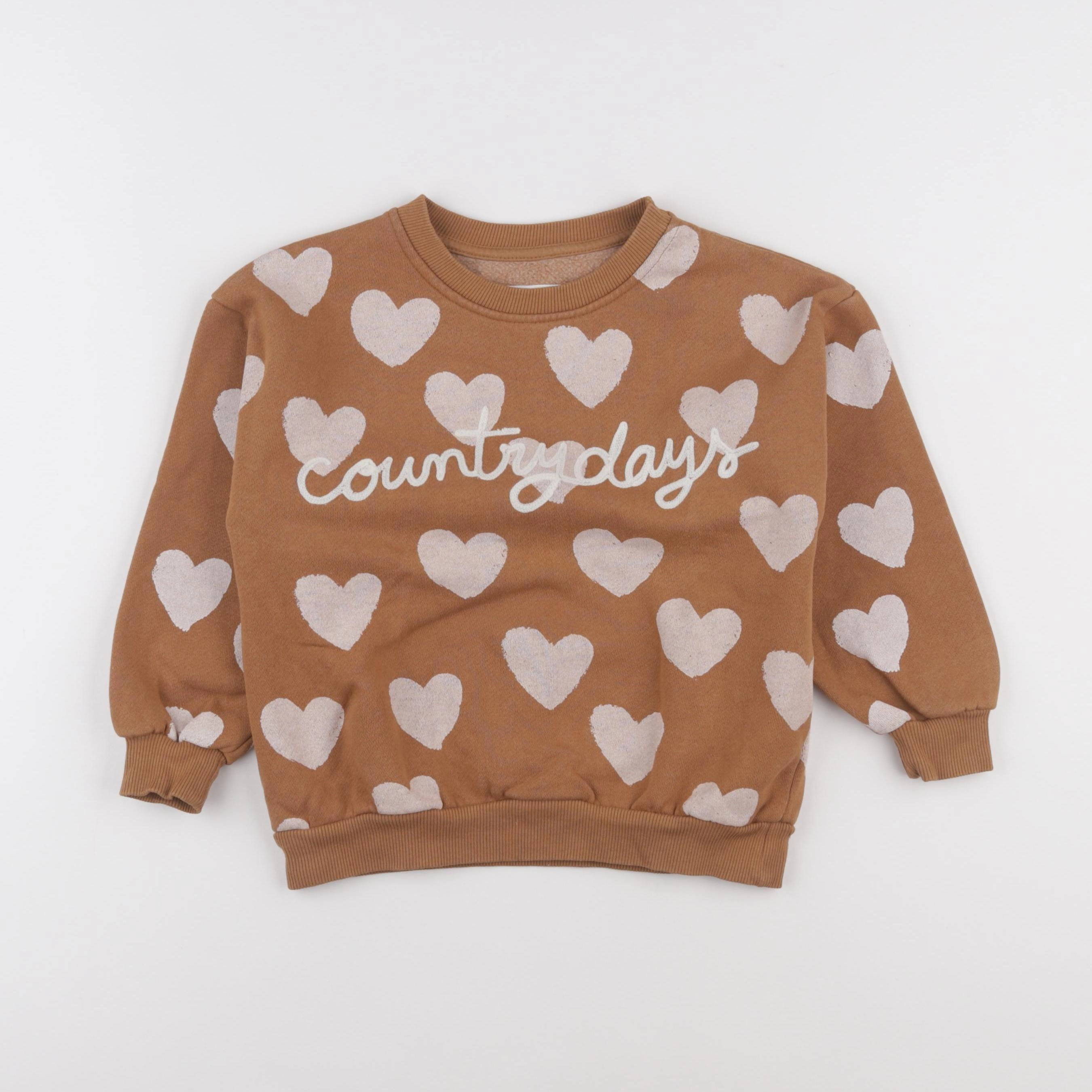 Zara - sweat marron - 5 ans