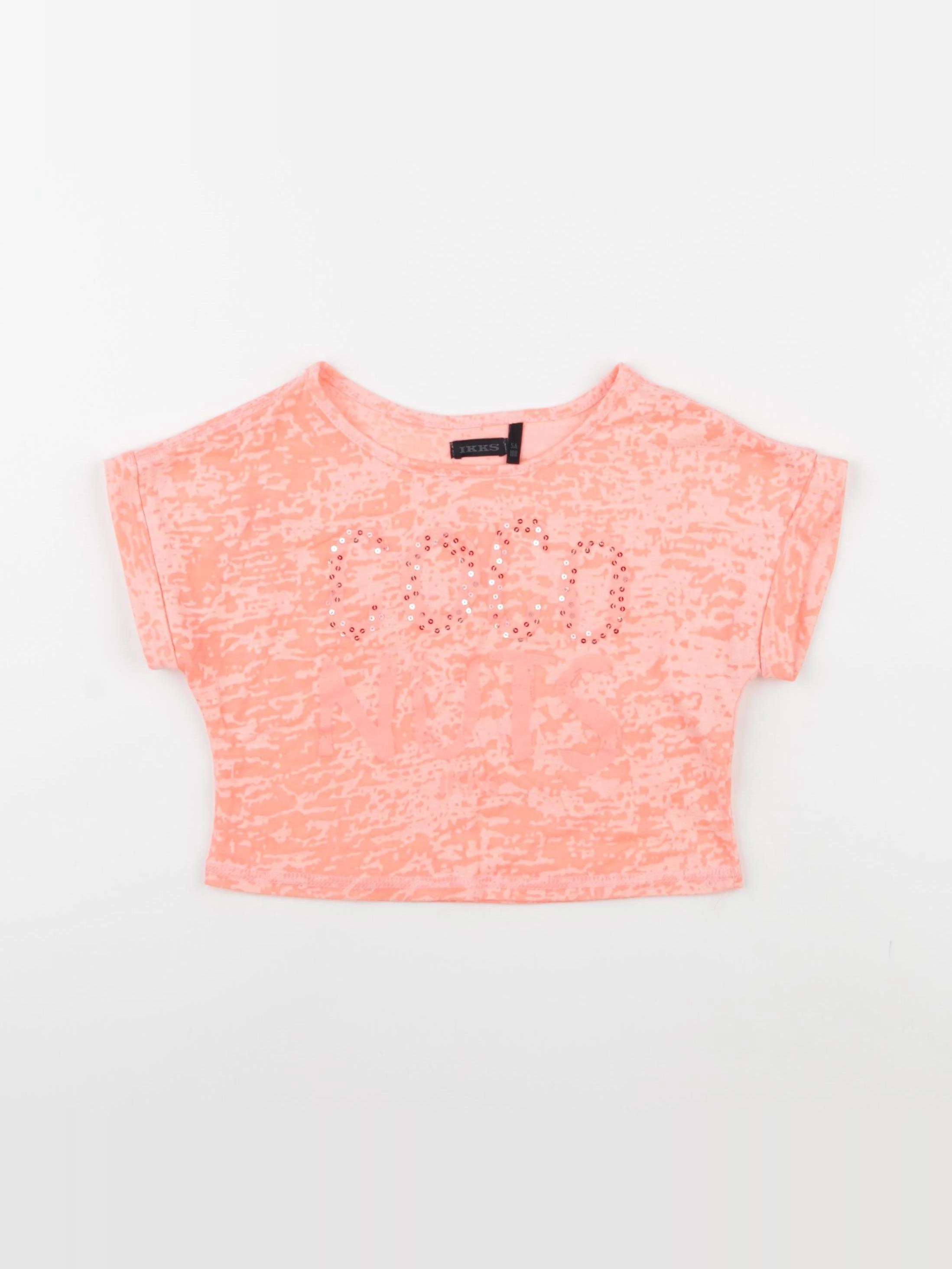 IKKS - tee-shirt orange - 5 ans