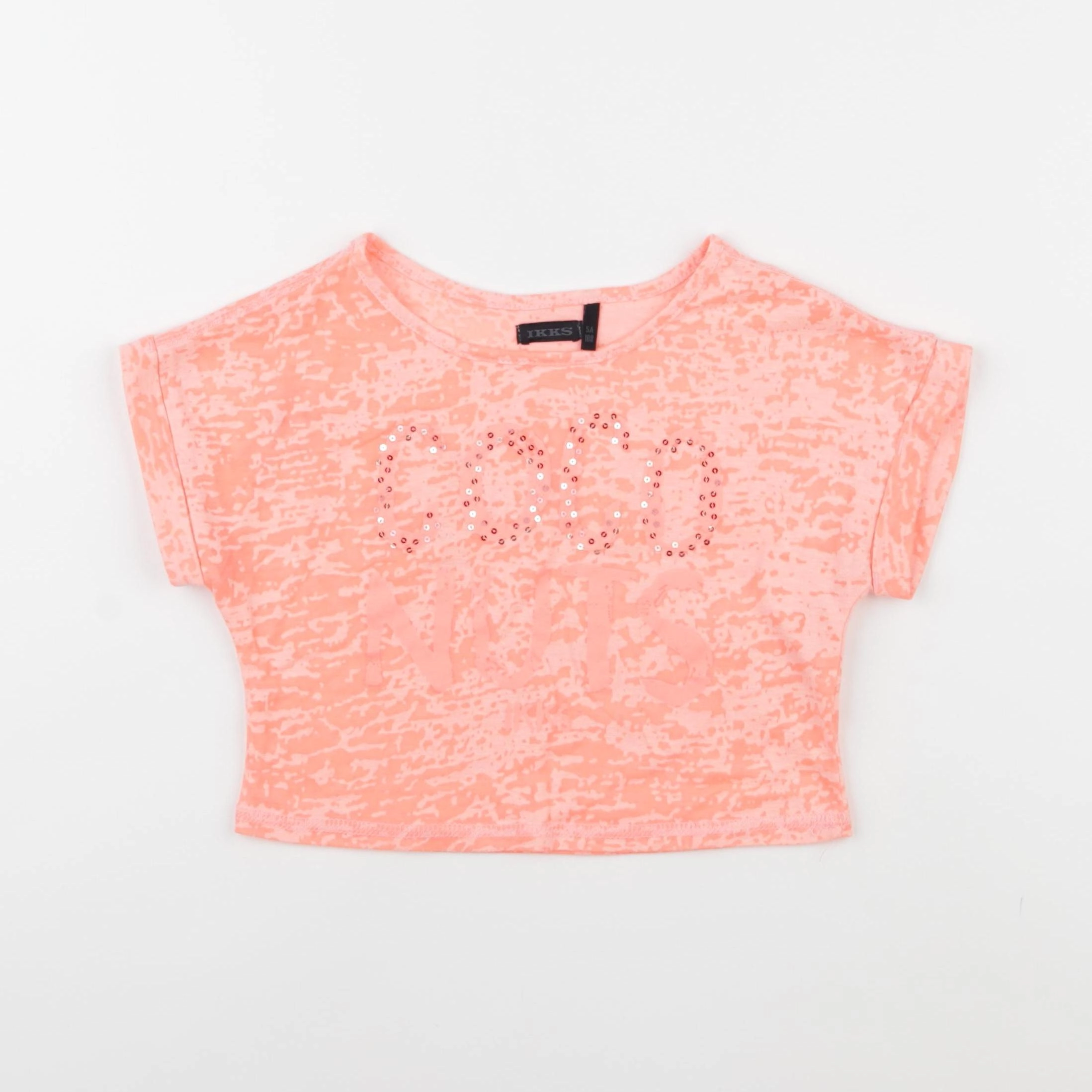 IKKS - tee-shirt orange - 5 ans