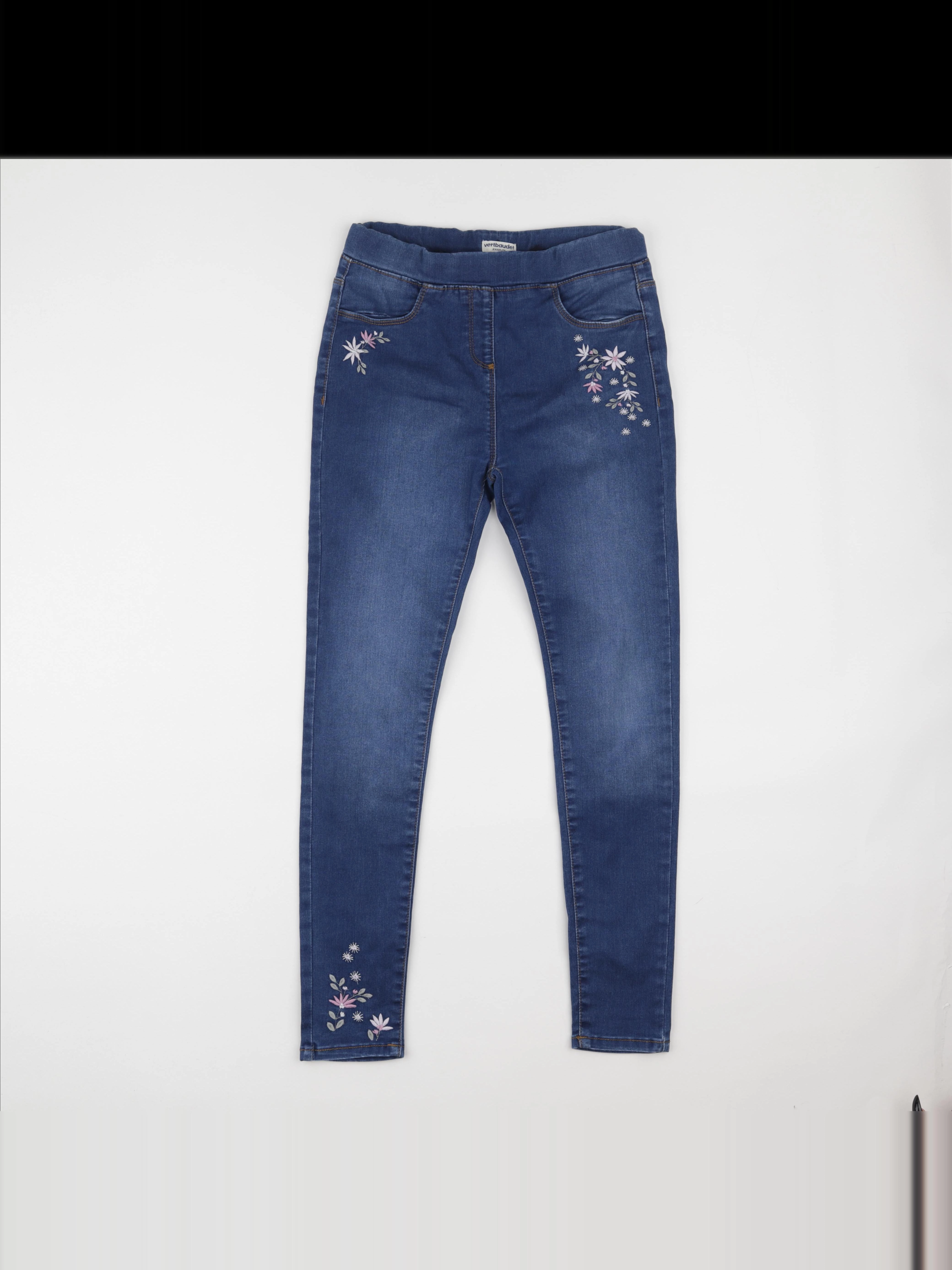 Vertbaudet - jegging bleu - 14 ans