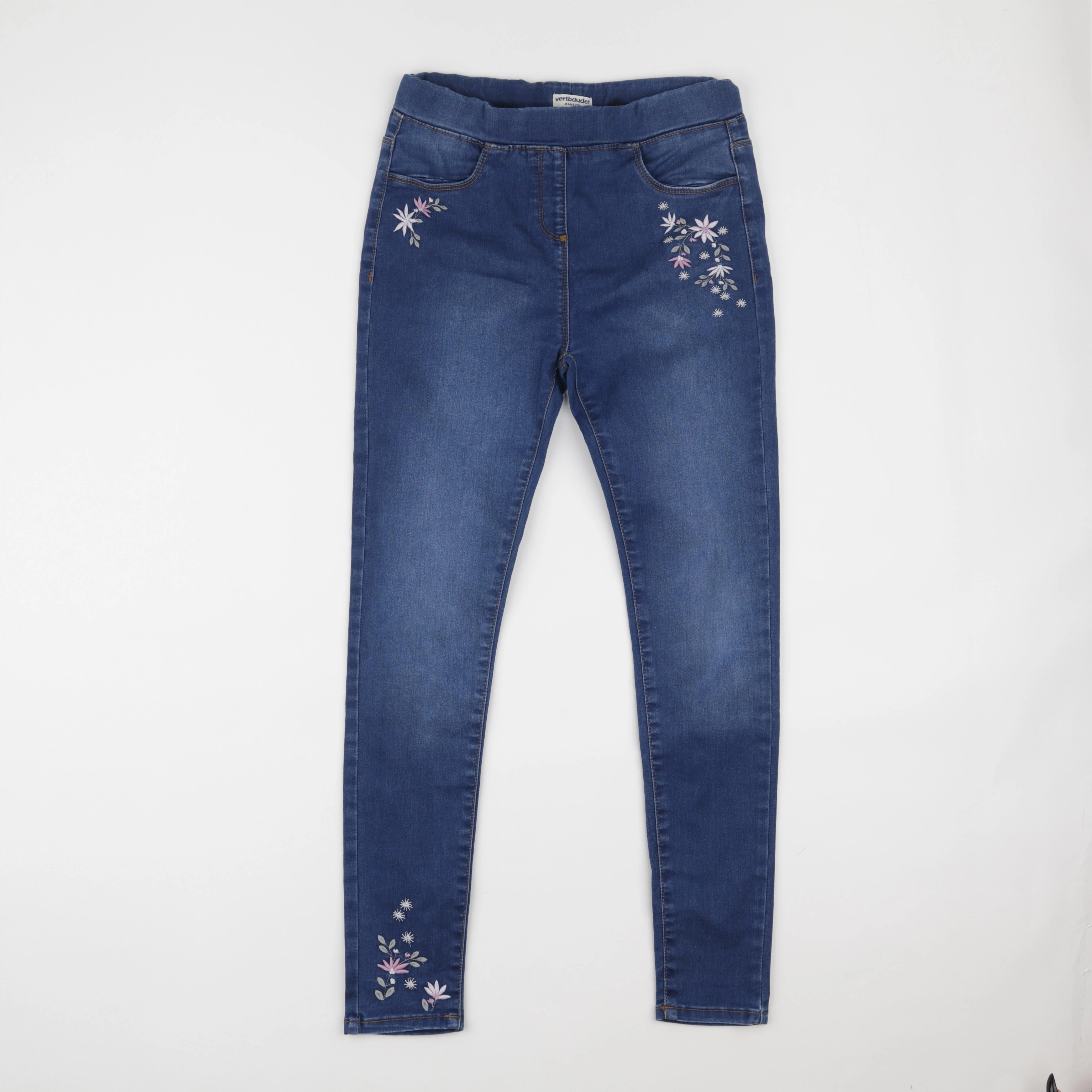 Vertbaudet - jegging bleu - 14 ans