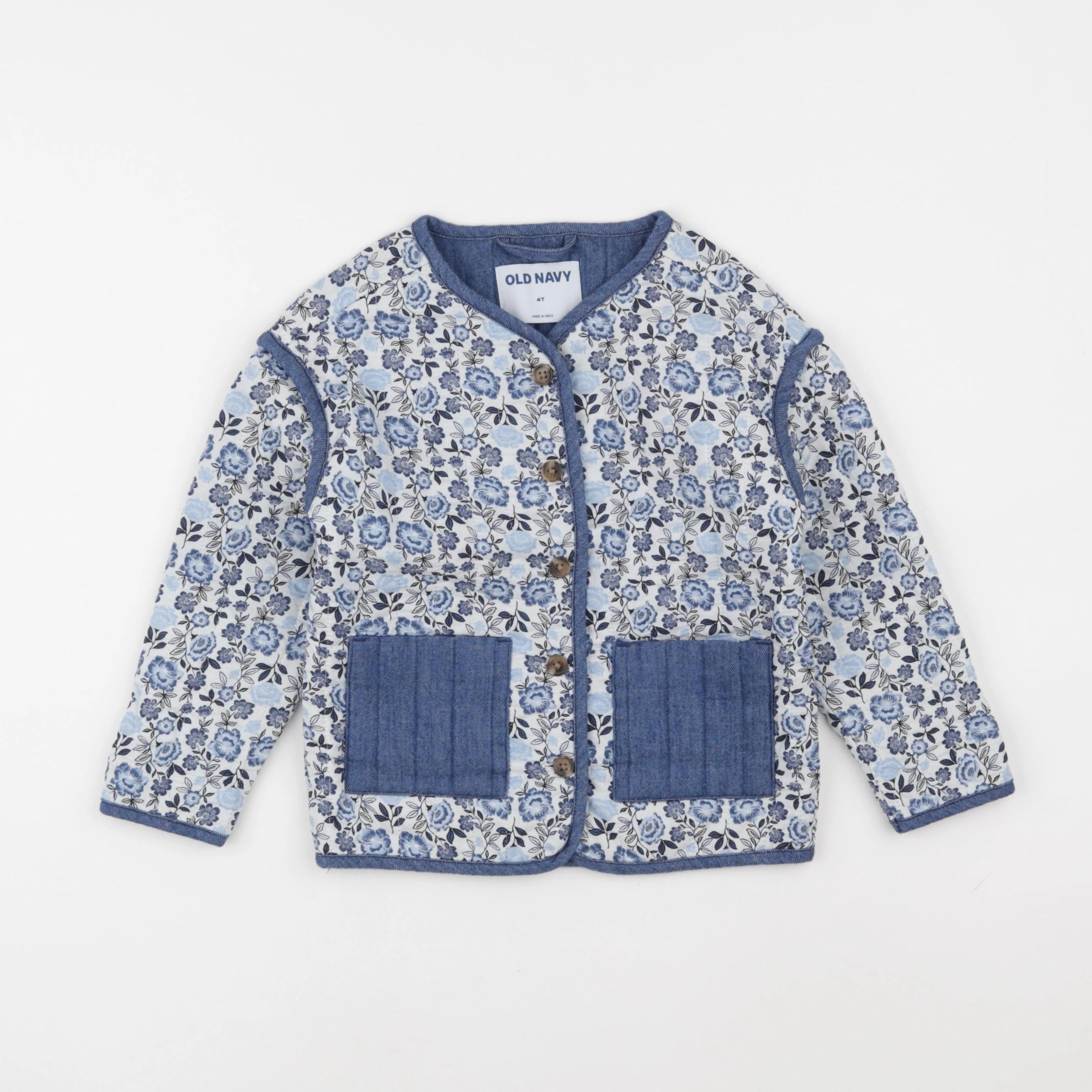 Old Navy - gilet bleu - 4 ans