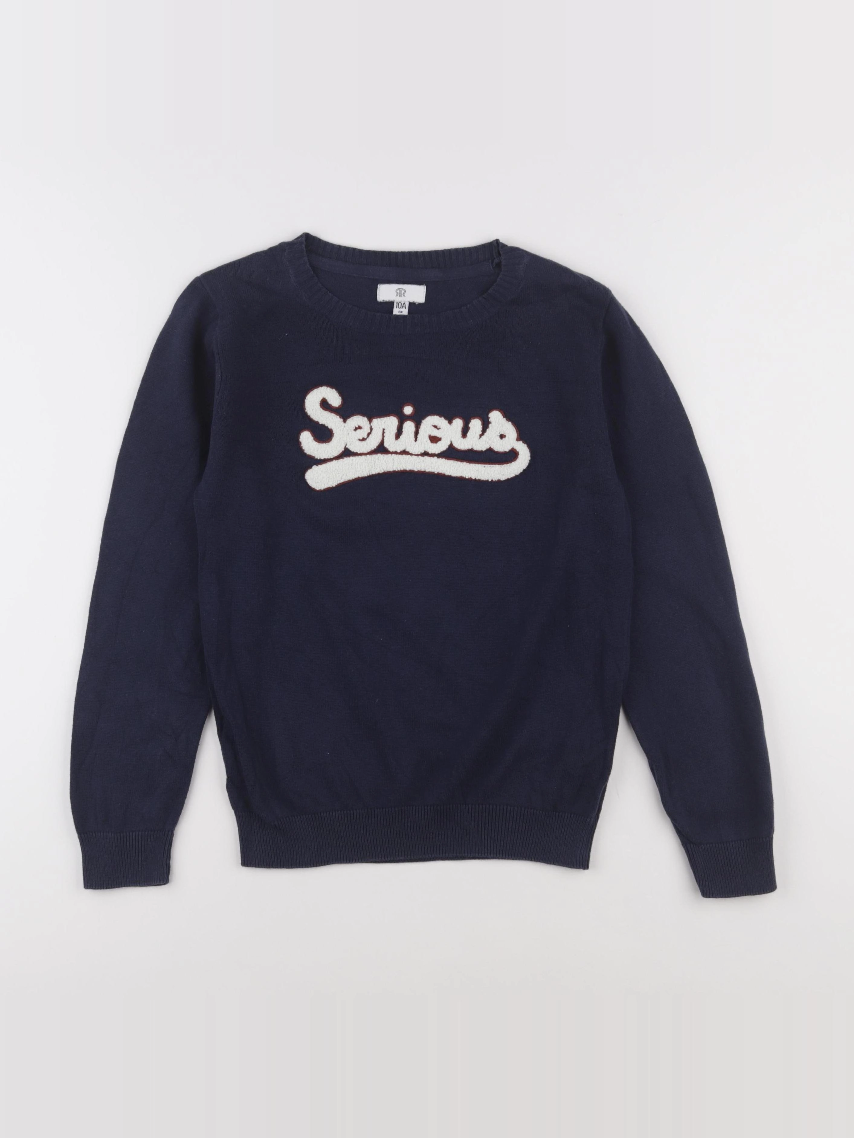 La Redoute - pull bleu - 10 ans
